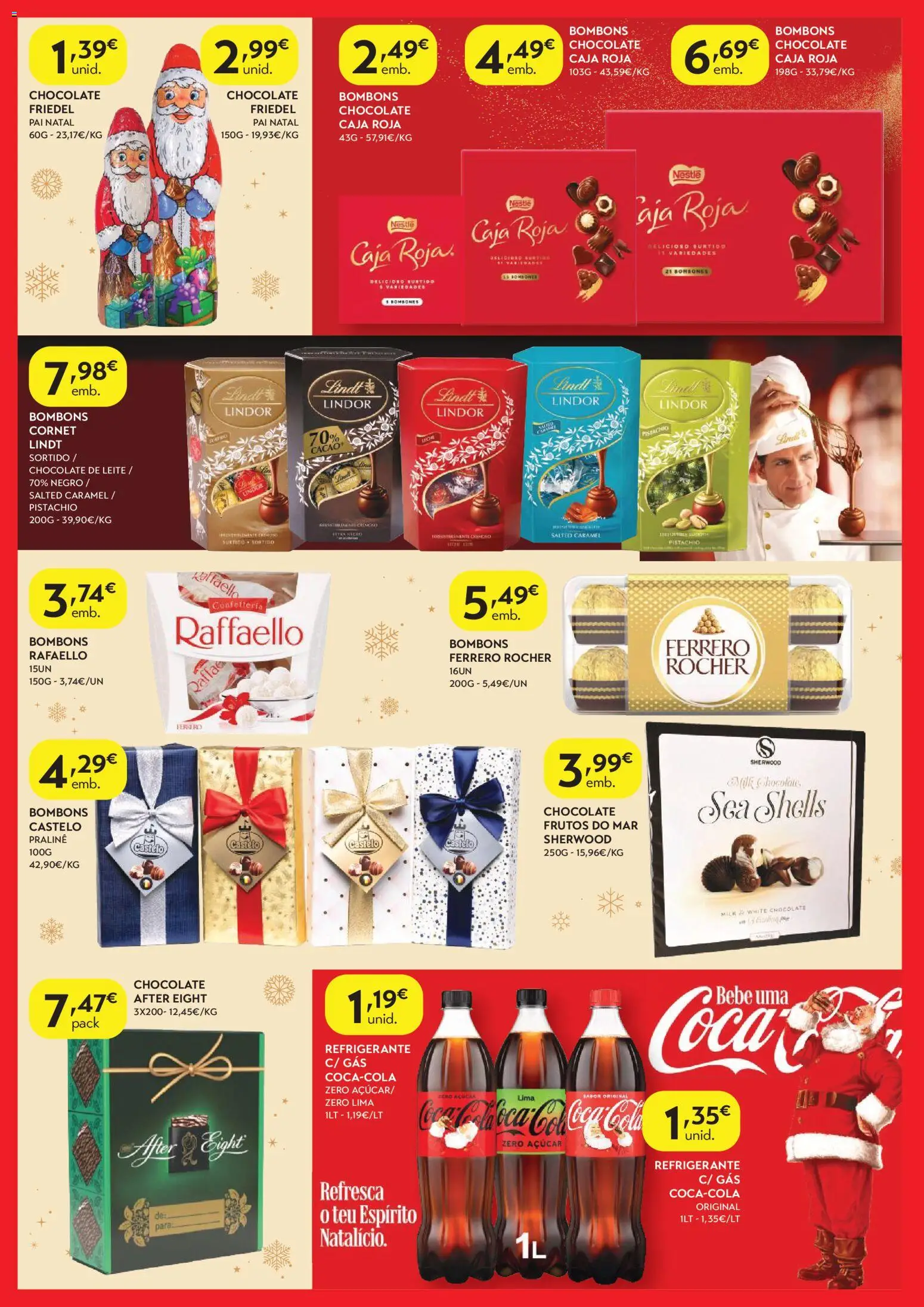 Spar - folheto │ válido de 09.12.2025 | Página: 6 | Produtos: Refrigerante, Leite, Chocolate, Frutos do mar