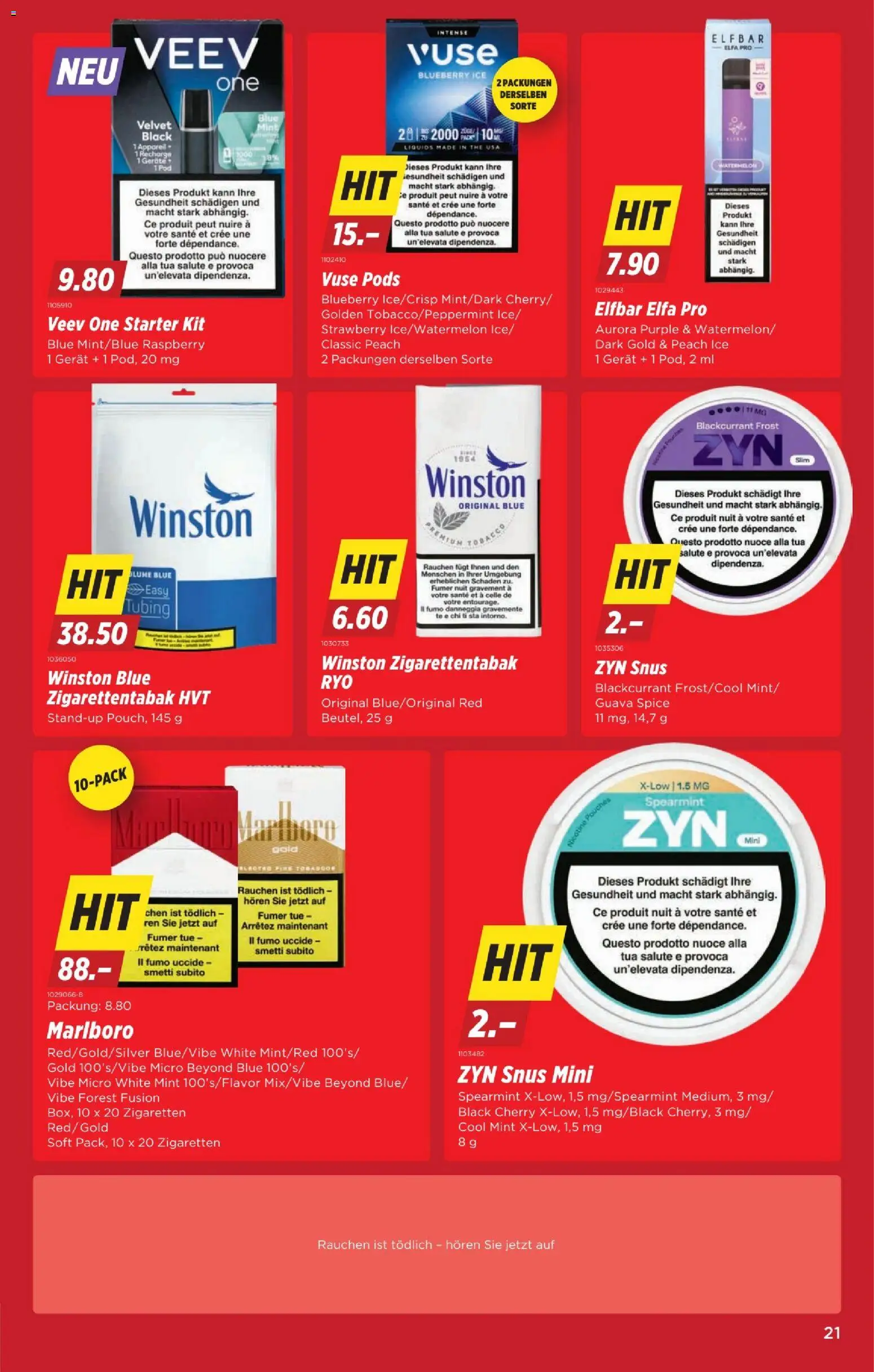 Denner aktionen – gültig ab 23.04.2026 | Seite: 21