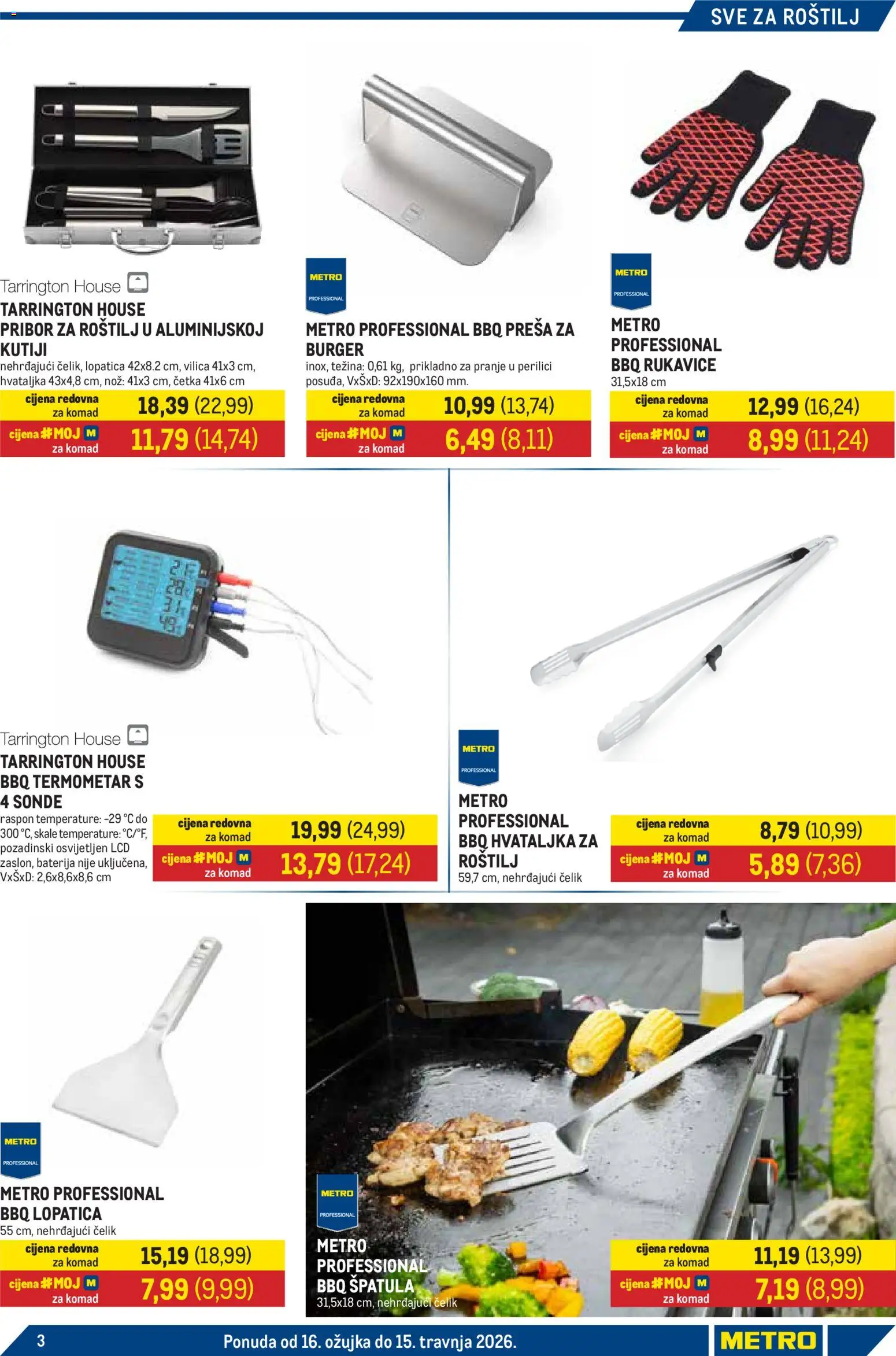 Metro katalog | vrijedi od 16.03.2026 | Stranica: 3 | Proizvodi: Baterija, Četka, Lopatica, Hvataljka