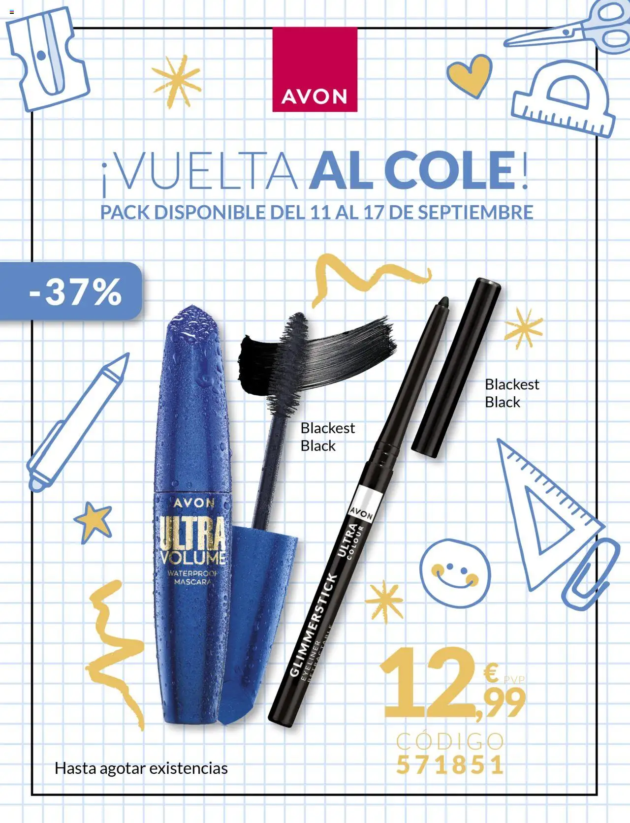 Avon - Vuelta al cole │ válido desde el 11.09.2025 | Página: 7 | Productos: Máscara