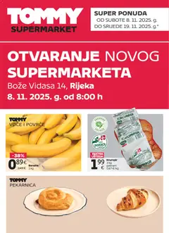 Tommy - Super ponuda povodom otvaranja u Rijeci - Pregled kataloga iz trgovine Tommy, vrijedi od 08.11.2025