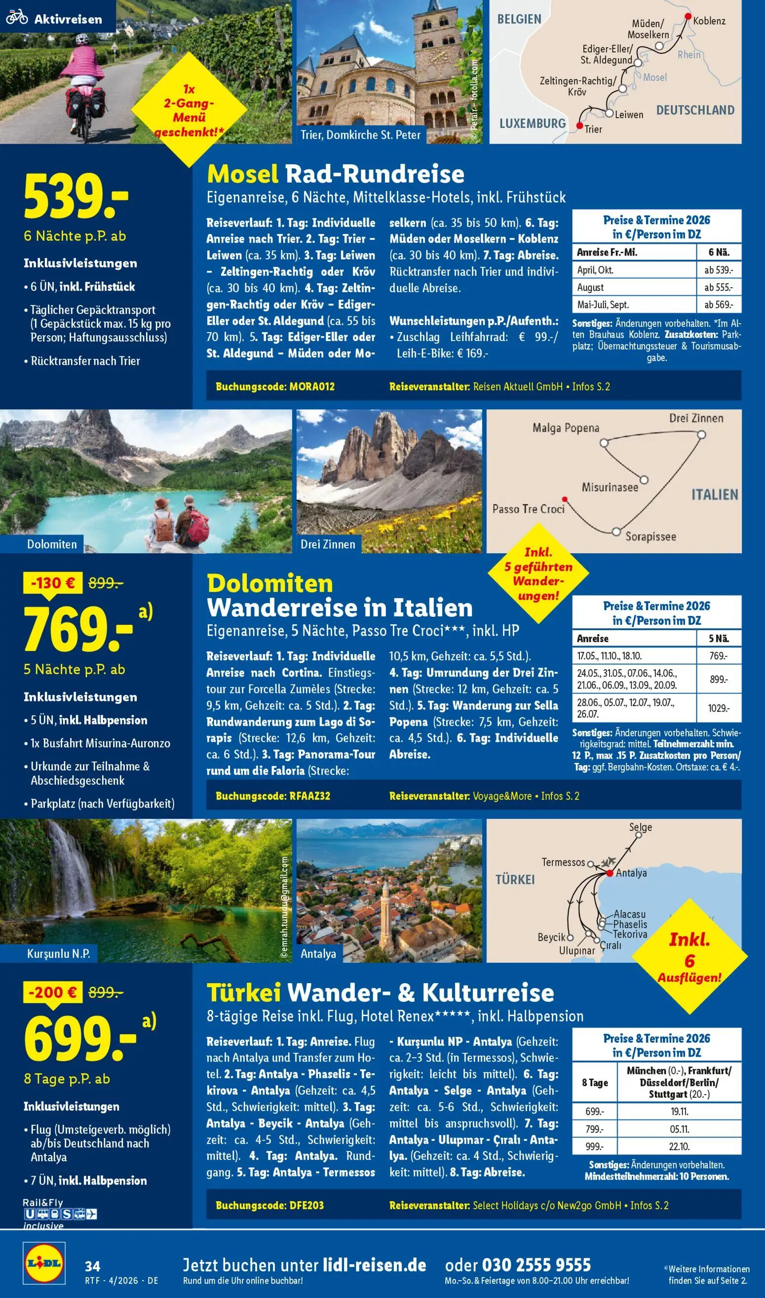 Lidl Reisen Prospekt 	 – gültig ab 11.04.2026 | Seite: 34 | Produkte: HP, Uhr