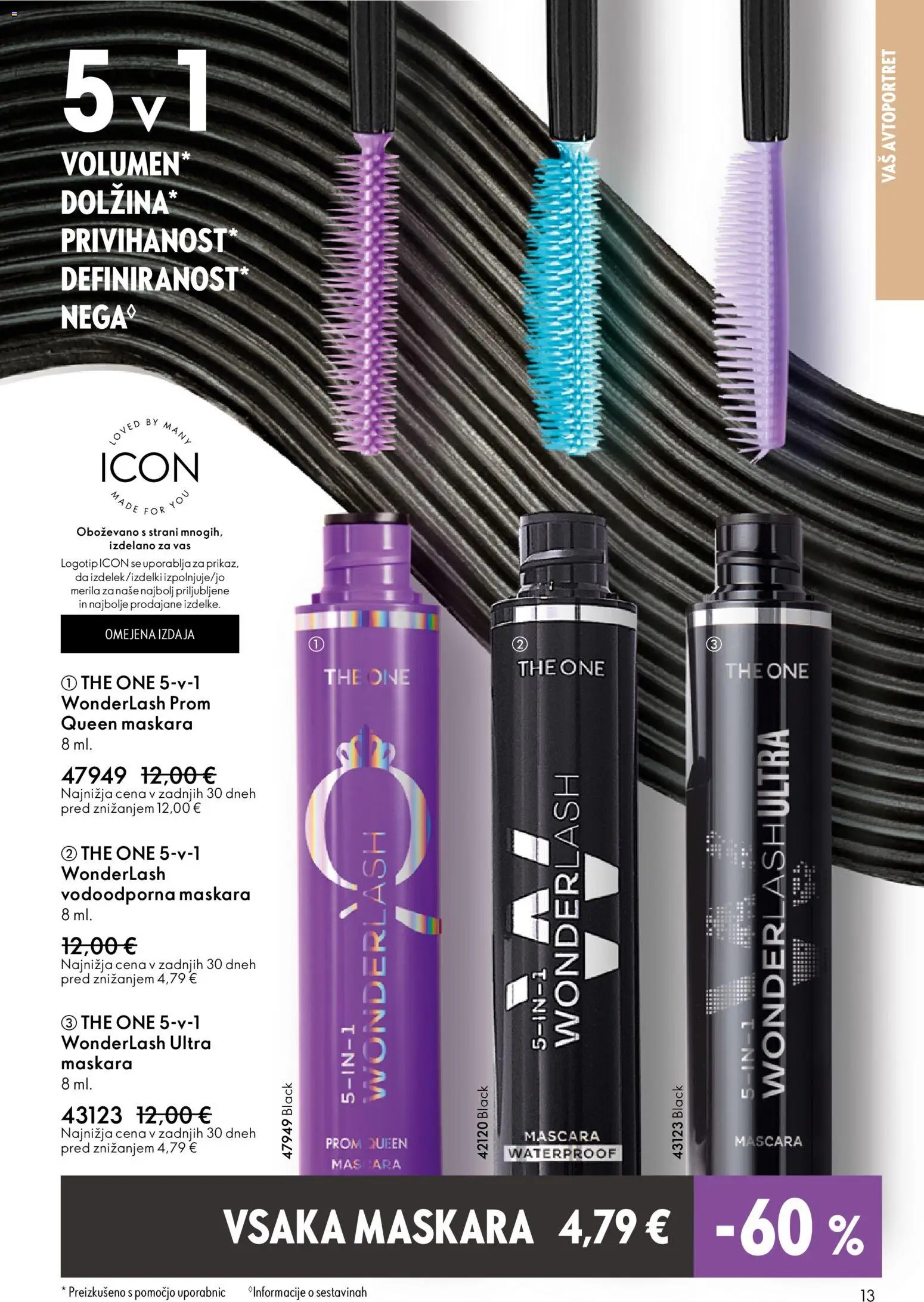 Novi Oriflame katalog ponudbe – veljaven od 29.10.2025 | Stran: 13 | Izdelki: Maskara