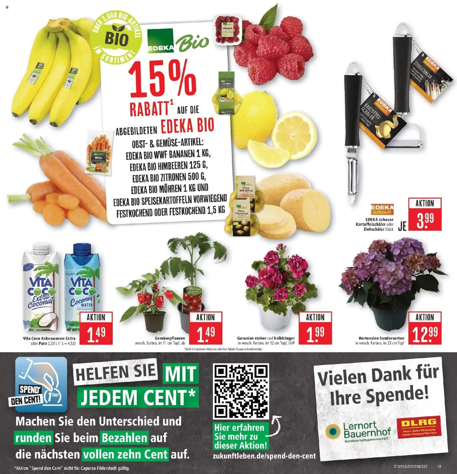 Marktkauf Prospekt Ostfildern	 – gültig ab 13.04.2026 | Seite: 7 | Produkte: Himbeeren, Bananen, Geranien, Zitronen