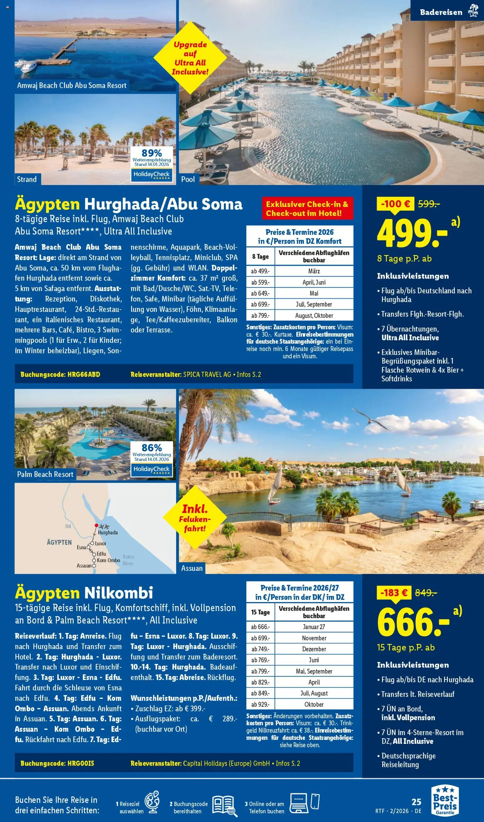 Lidl Reisen Prospekt 	 – gültig ab 14.02.2026 | Seite: 25 | Produkte: Bier, Rotwein, Telefon