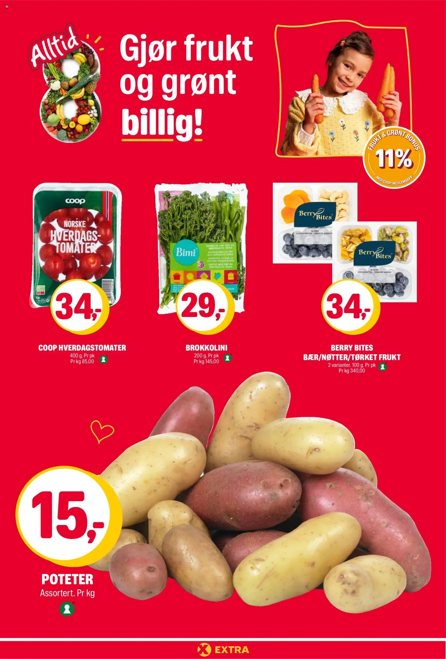 {H1} | Side: 8 | Produkter: Tomater, Poteter, Гриби