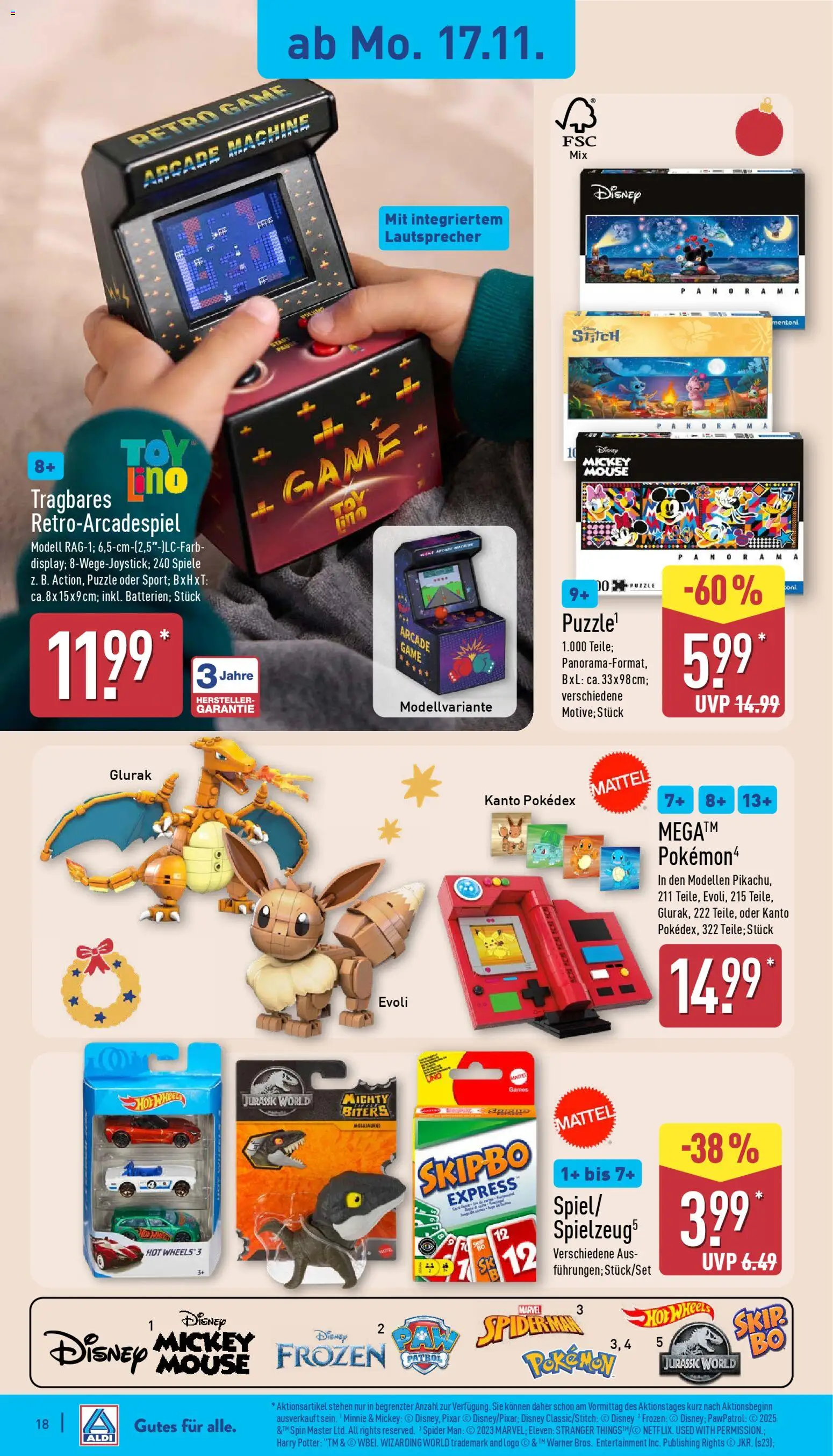 Aldi Prospekt 	 – gültig ab 17.11.2025 | Seite: 18