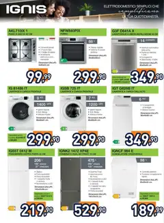 Anteprima del volantino Unieuro volantino valido a partire dal 20.03.2026 | Pagina: 50 | Prodotti: Freezer, Lavatrice, Lavastoviglie, Forno