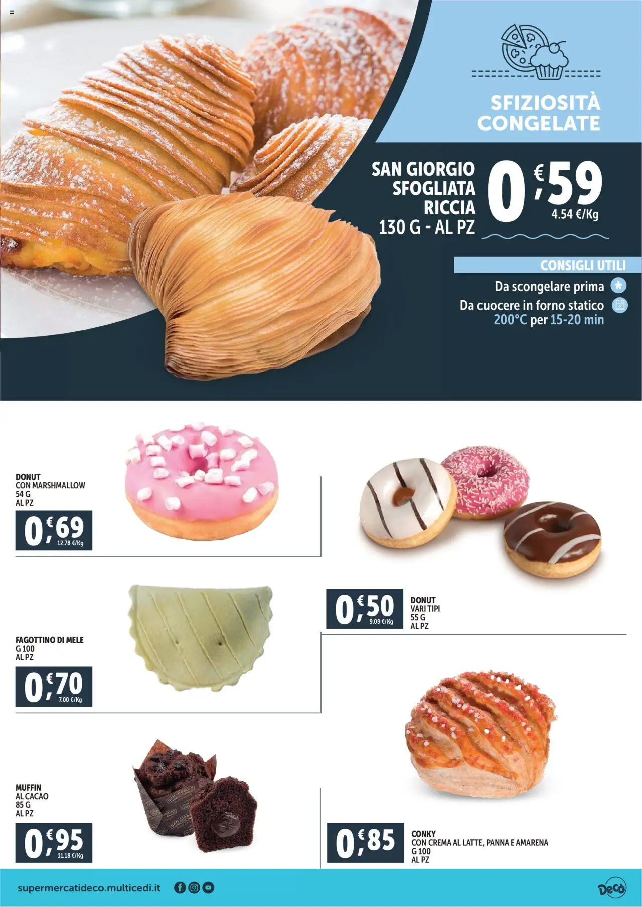 Volantino Decò del 21.08.2025 | Pagina: 5 | Prodotti: Mele, Cacao, Forno, Amarena