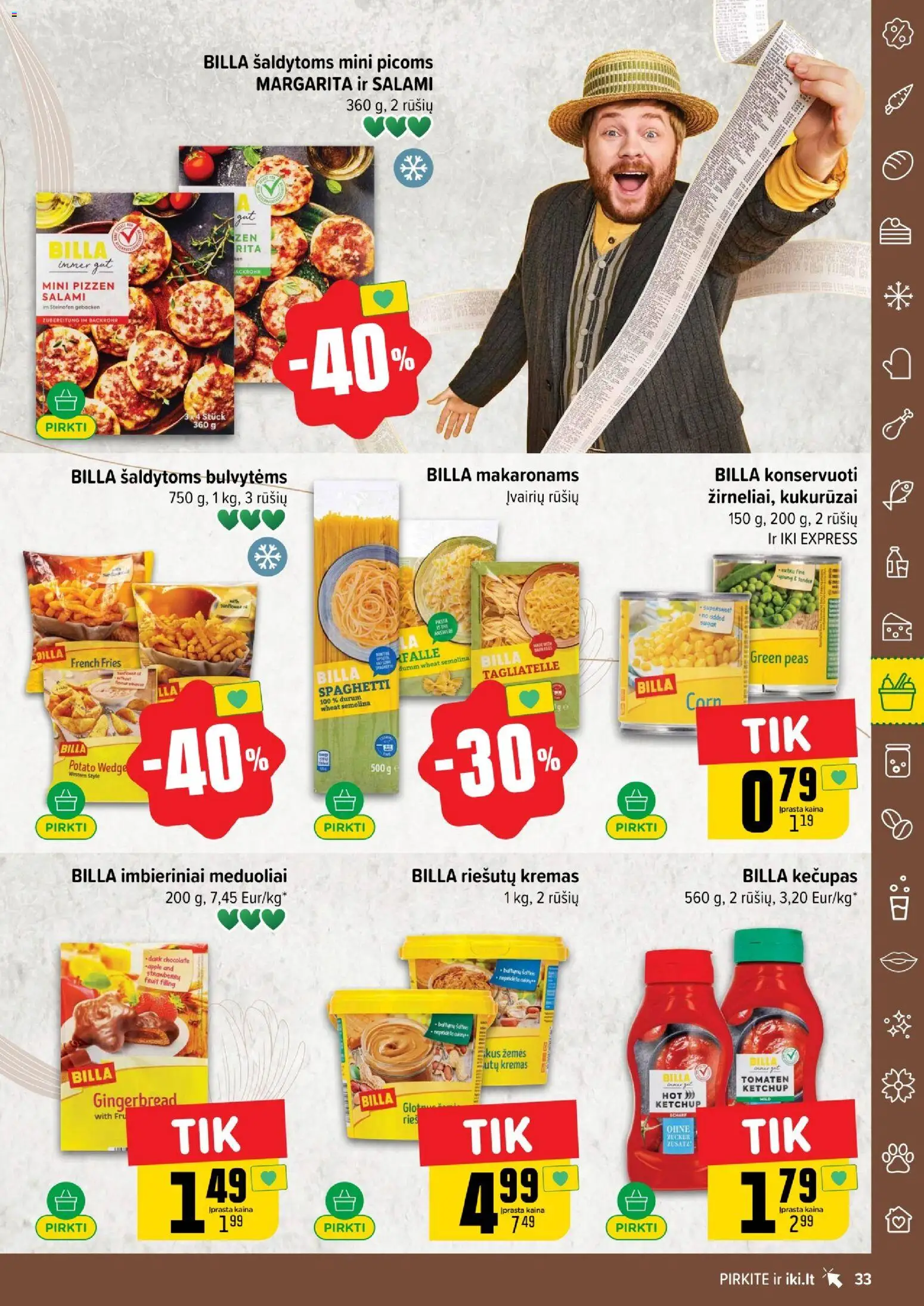 IKI akcijos nuo 12.01.2026 | Puslapis: 33 | Prekių: Kukurūzai, Kremas, Kečupas