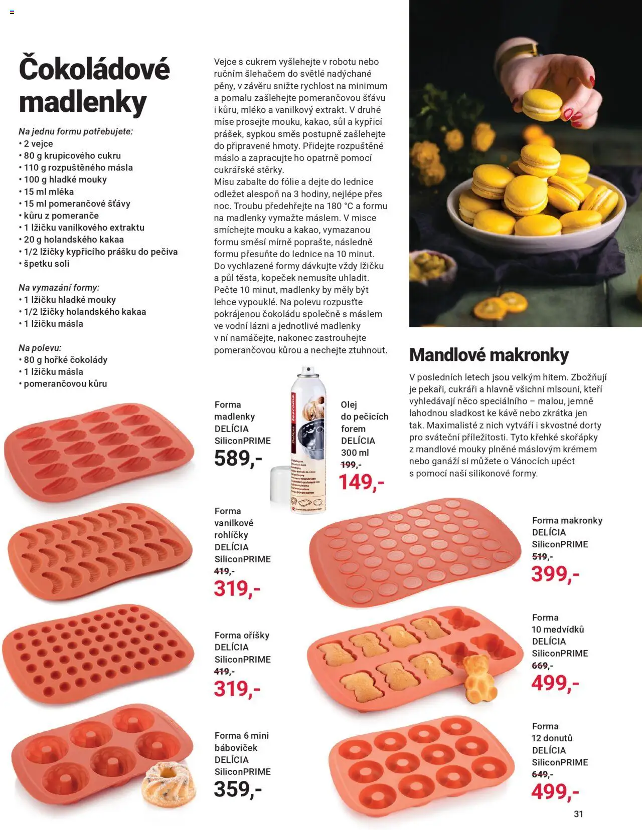 TESCOMA katalog - Podzim/zima 2025 od 20.10.2025 | Strana: 31 | Produkty: Olej, Pomeranče, Lednice, Dorty