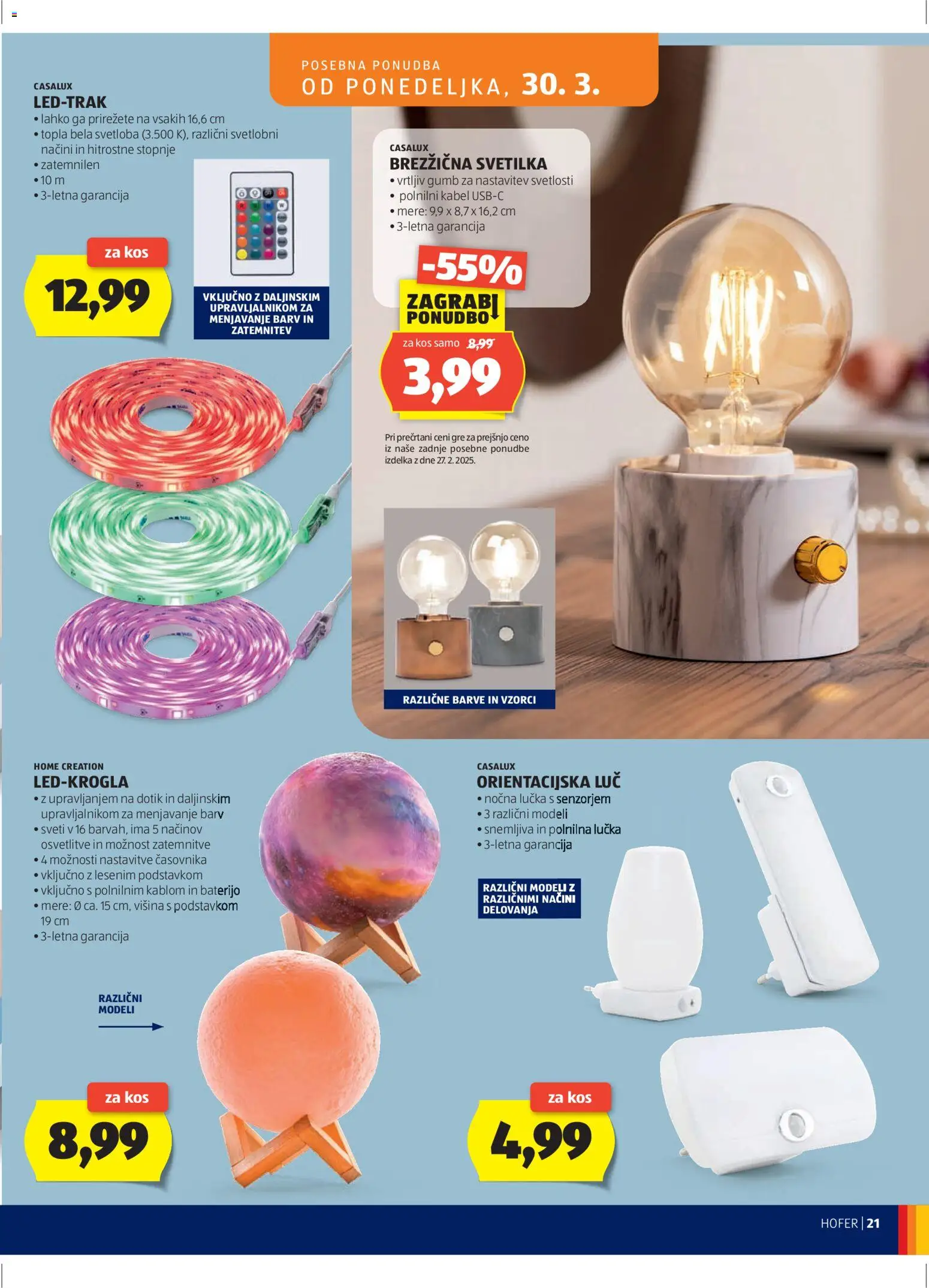 Hofer SI katalog | vrijedi od 25.03.2026 | Stranica: 21 | Proizvodi: Kabel