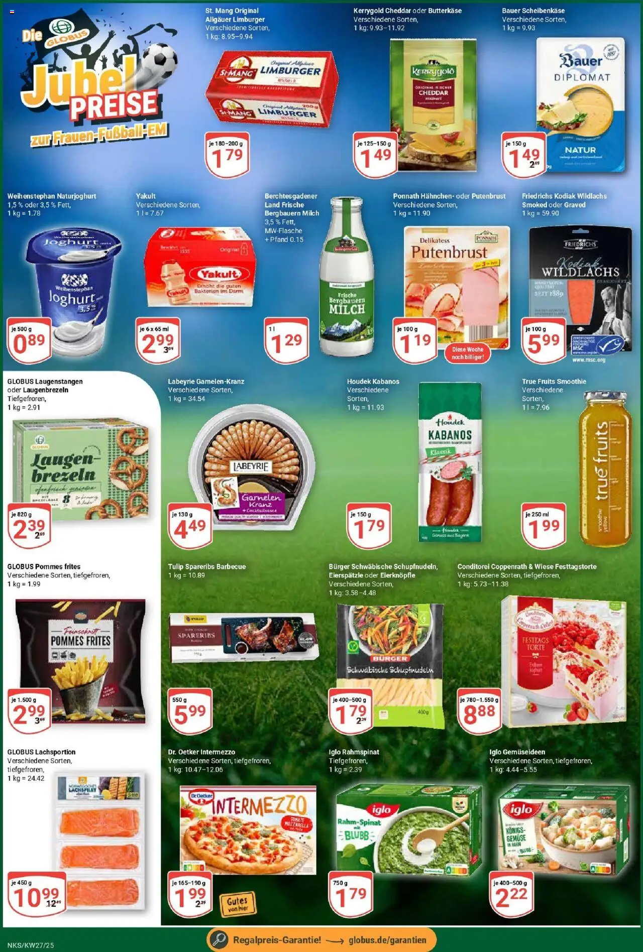 Globus prospekt Neunkirchen	 - gültig ab dem 29.06.2025 | Seite: 11 | Produkte: Hahnchen, Joghurt, Iglo, Pommes