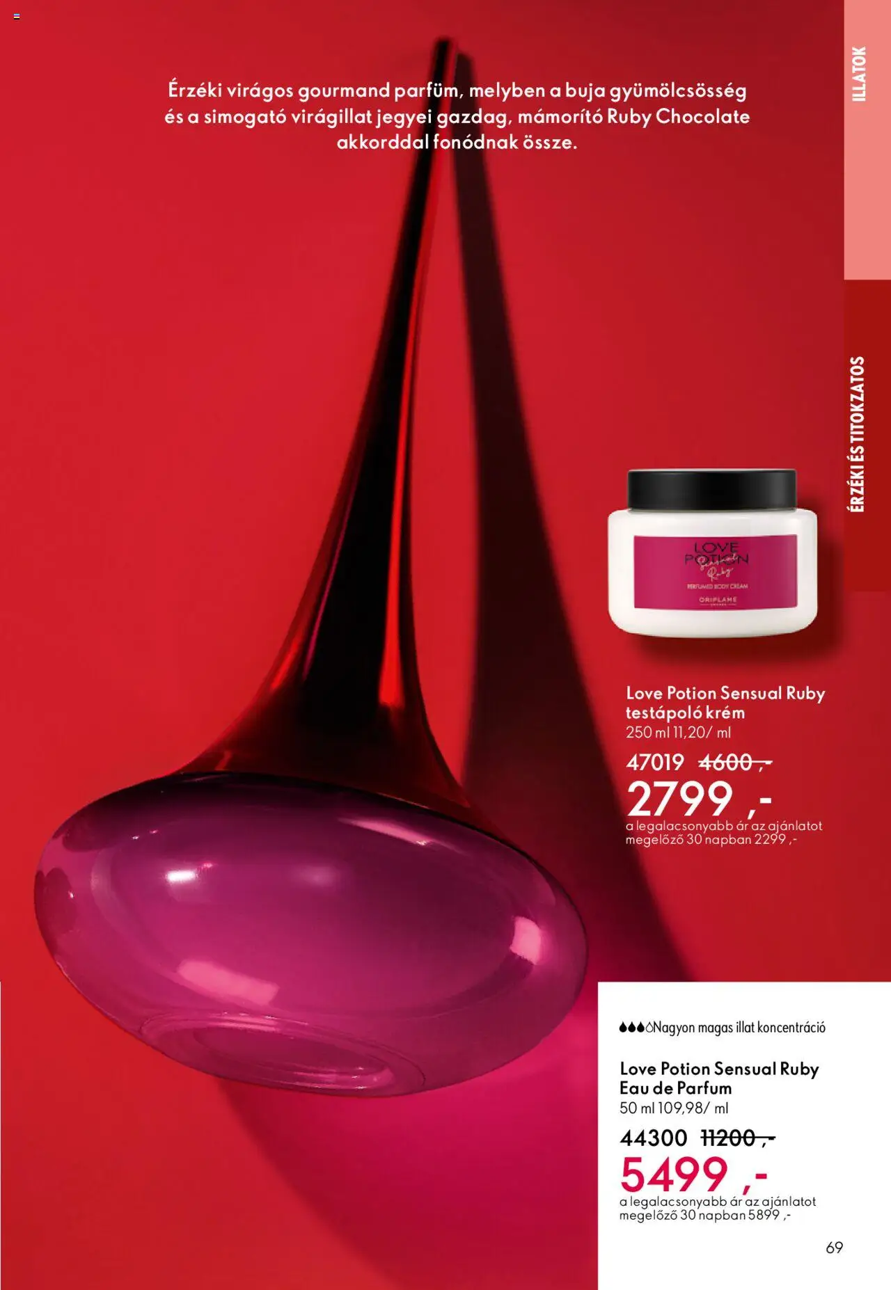 Oriflame akciós ujság - amely érvényes a következő dátumtól: 01.10.2025 | Oldal: 69 | Termékek: Parfüm, Testápoló