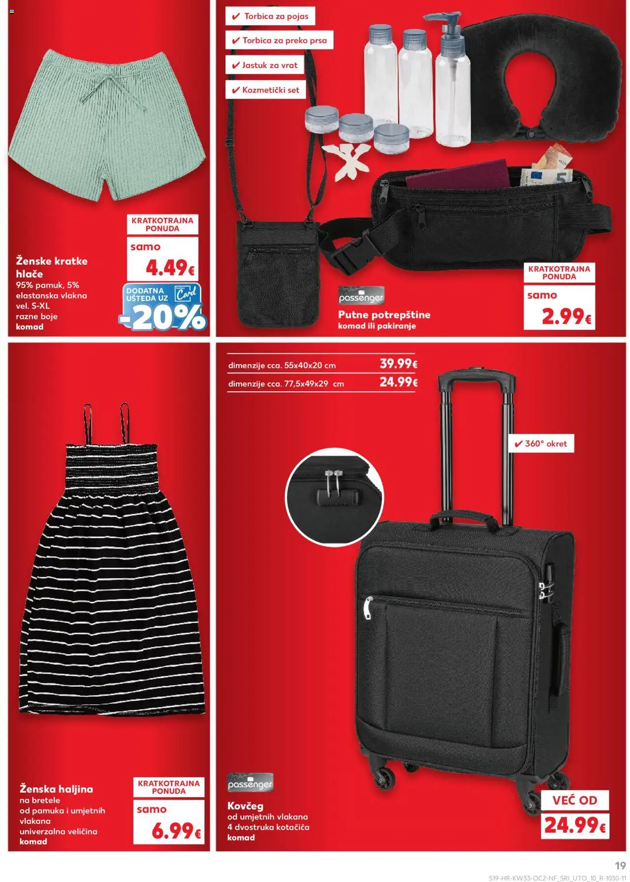 Kaufland katalog | vrijedi od 13.08.2025 | Stranica: 19 | Proizvodi: Jastuk, Hlače, Pojas, Haljina