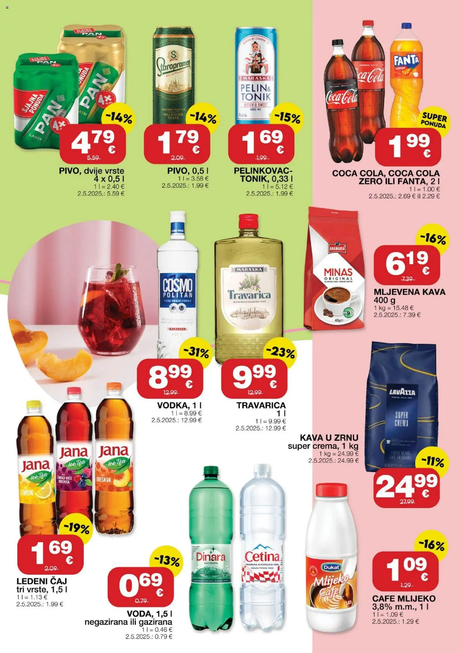 Stanić Diskont katalog | vrijedi od 19.03.2026 | Stranica: 11 | Proizvodi: Šumsko voće, Pelinkovac, Travarica, Kava u zrnu