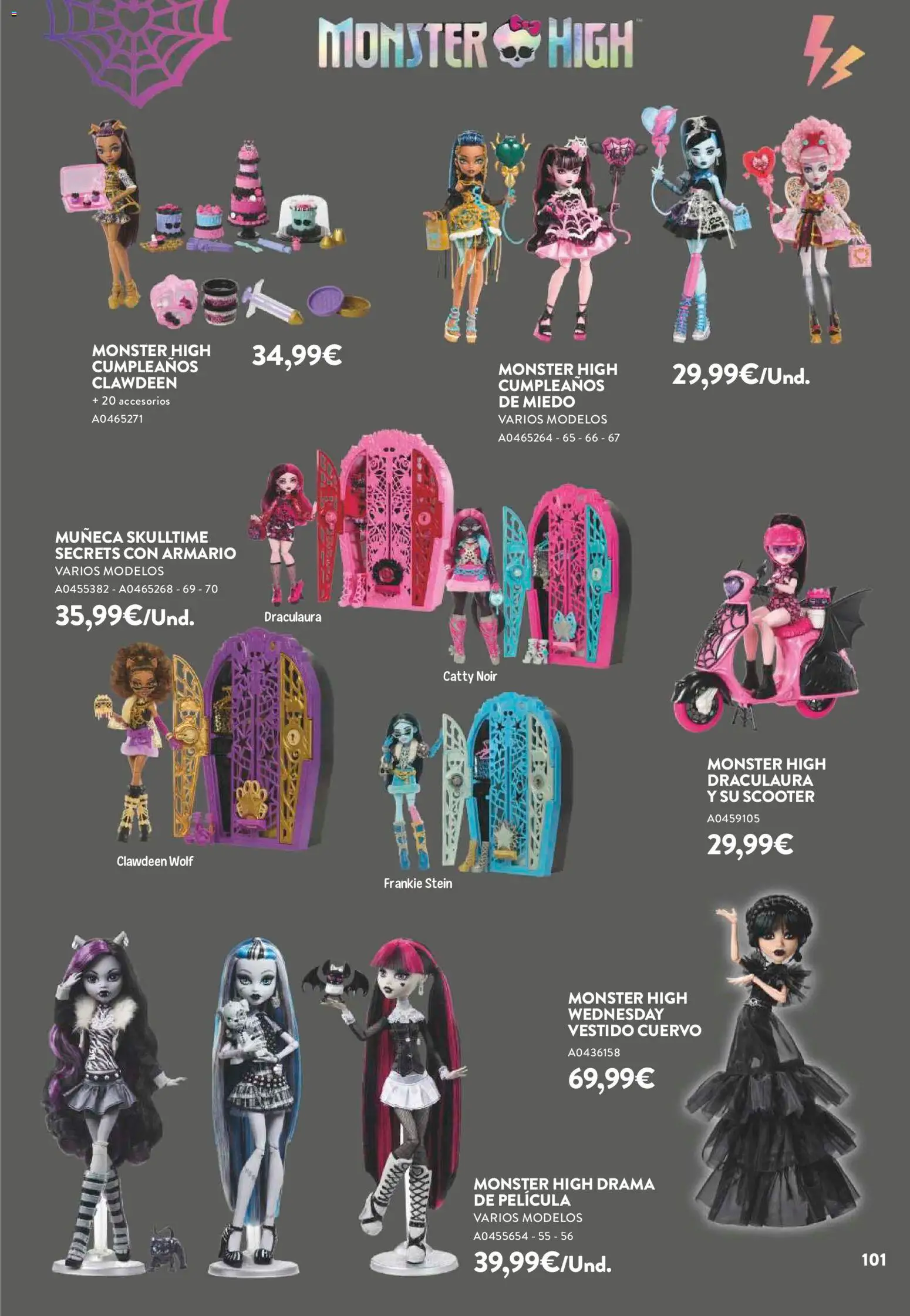 Juguettos catálogo Navidad │ válido desde el 27.10.2025 | Página: 101 | Productos: Muñeca, Armario