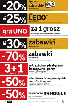 Pogląd oferty "Empik Black Friday" - ważna od 29.10.2025 | Strona: 118 | Produkty: Figurki, Lego, Klocki Lego, Gry