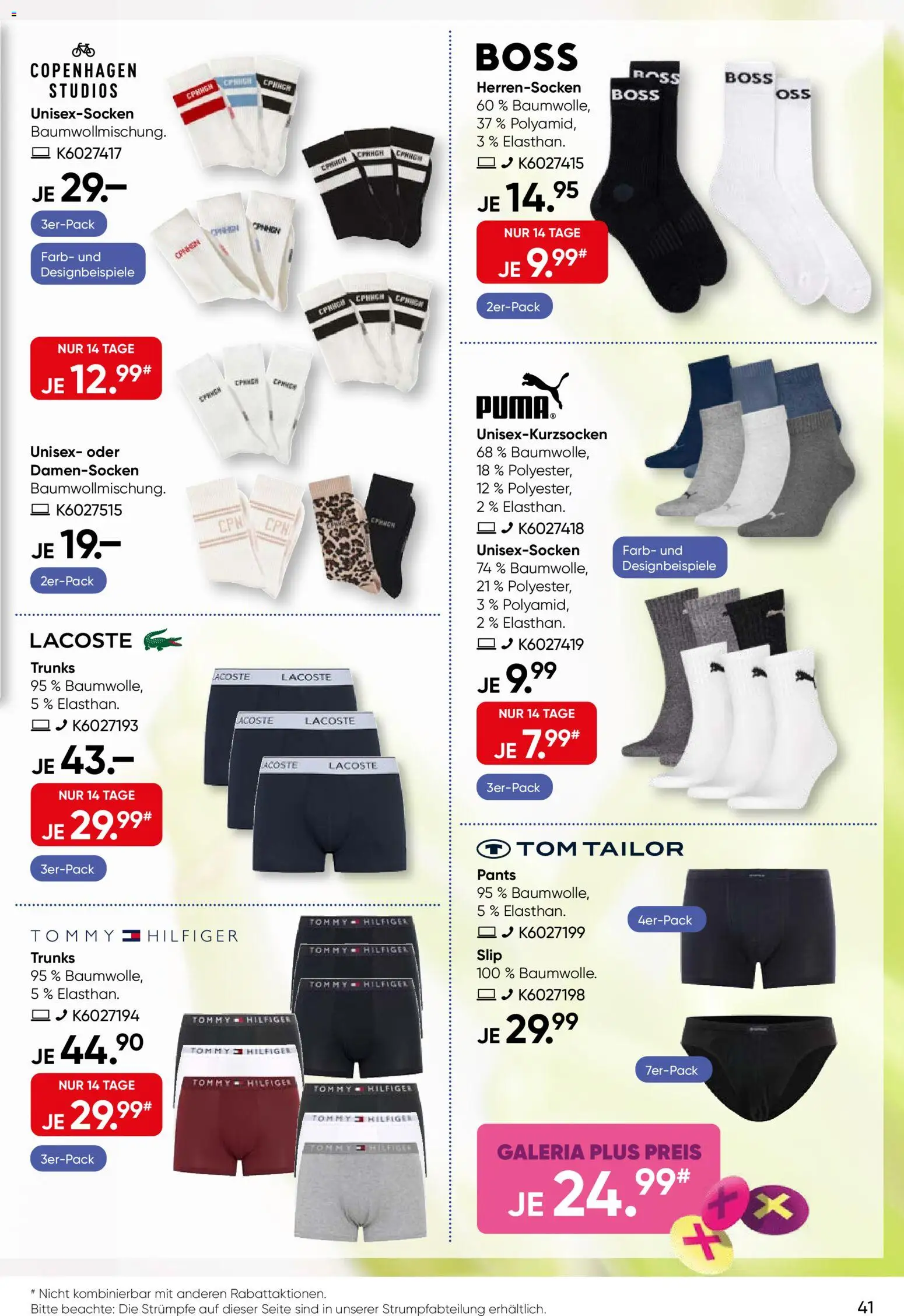 Galeria Karstadt Kaufhof Prospekt 	 – gültig ab 30.03.2026 | Seite: 41 | Produkte: Slip