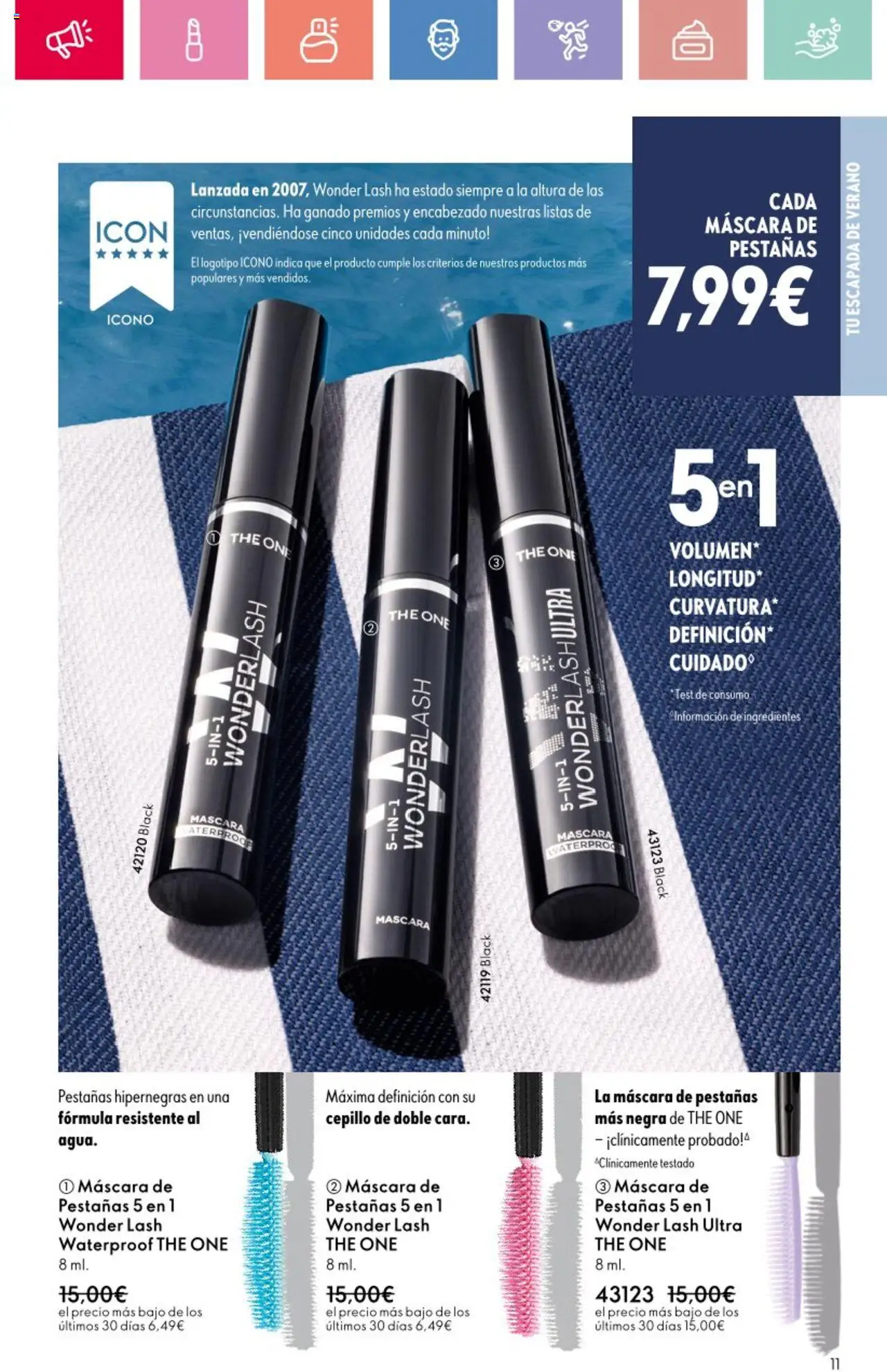 Oriflame - Catálogo Campaña 9 │ válido desde el 22.06.2025 | Página: 11 | Productos: Cepillo, Máscara, Κρεμάστρα, Máscara de pestañas