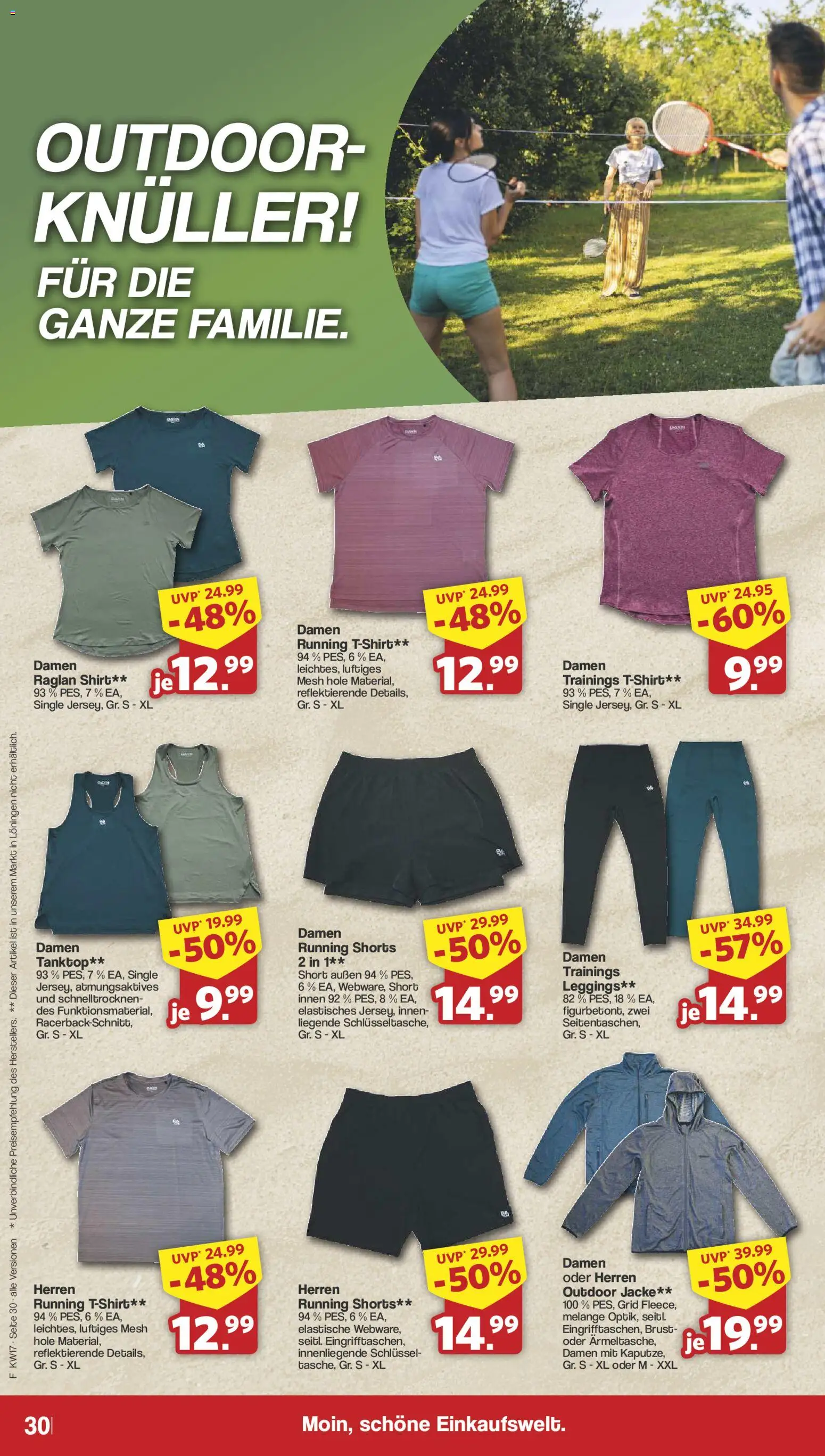 Famila Nordwest Prospekt 	 – gültig ab 20.04.2026 | Seite: 32 | Produkte: Shirt, Tanktop, Jacke, Leggings