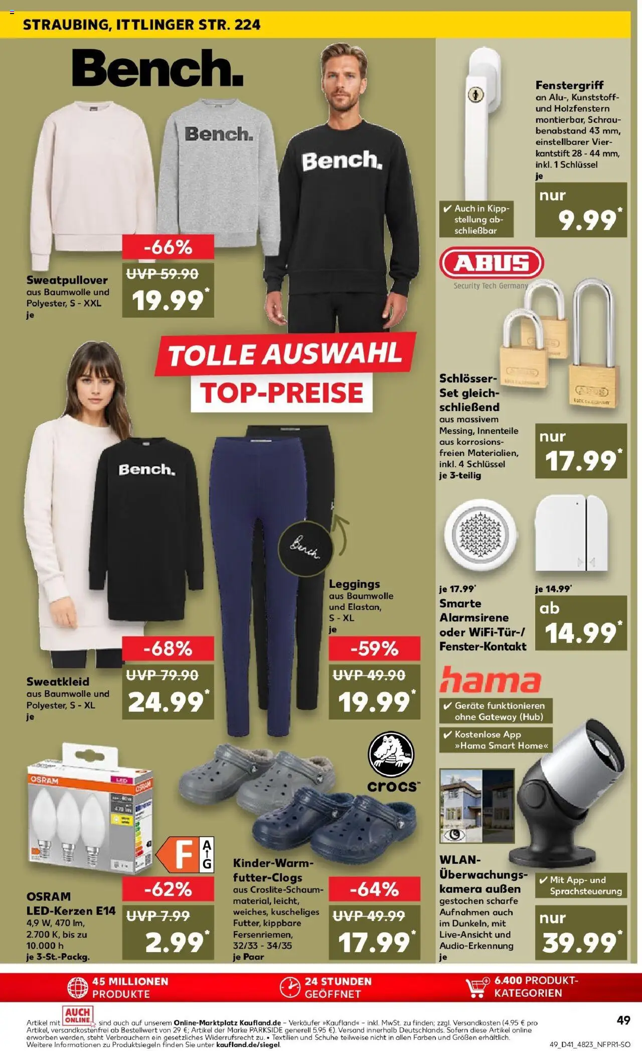 Kaufland prospekt Straubing	 – gültig ab 09.10.2025 | Seite: 49 | Produkte: Kamera, Sweatshirt, Leggings