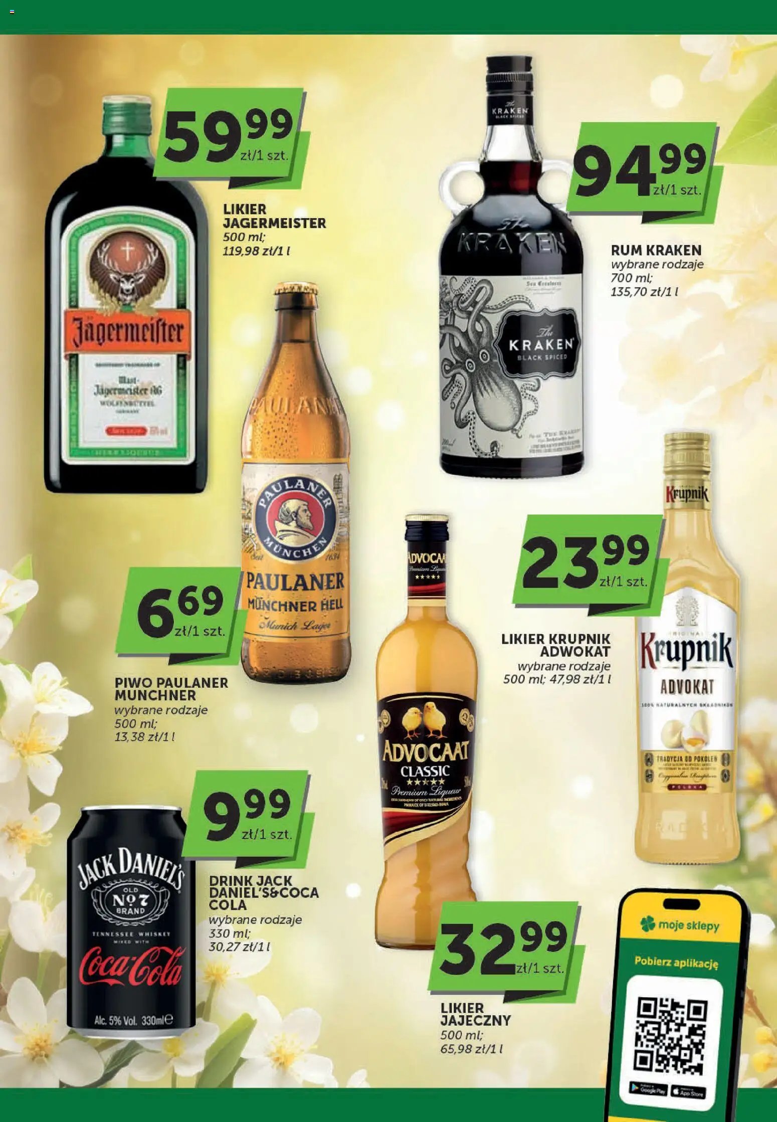Euro Sklep gazetka - Katalog alkoholowy od 19.03.2026 | Strona: 7 | Produkty: Jack Daniel's, Jagermeister, Rum Kraken, Rum