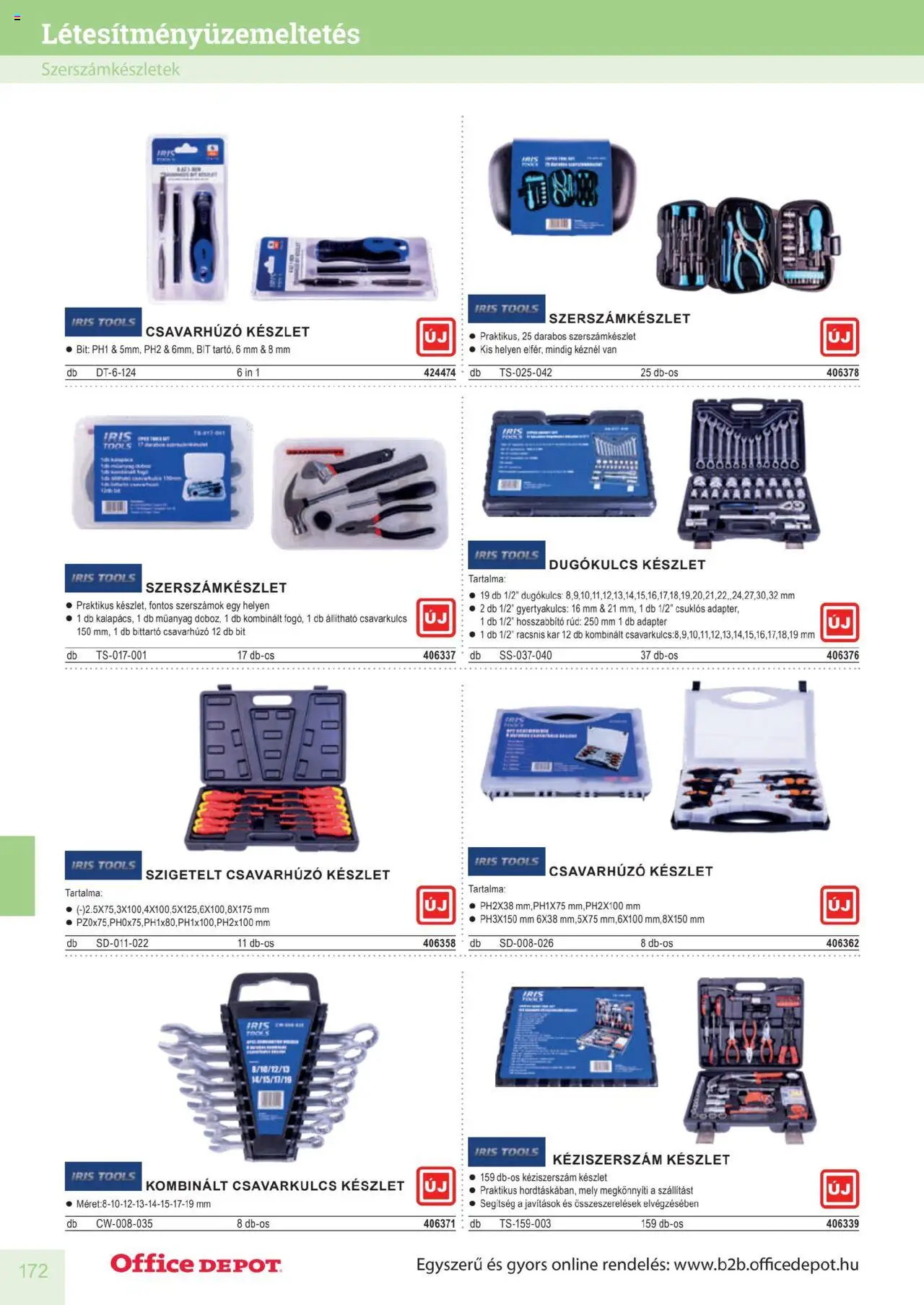Office Depot akciós ujság - amely érvényes a következő dátumtól: 10.04.2025 | Oldal: 172 | Termékek: Hosszabbító, Adapter, Csavarhúzó, Szerszámok