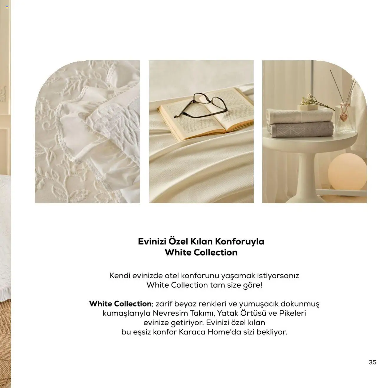 Karaca - Karaca Home - White Collection - 03.03.2025 tarihinden itibaren geçerlidir | Sayfa: 35 | Ürünler: Yatak, Nevresim, Yatak örtüsü