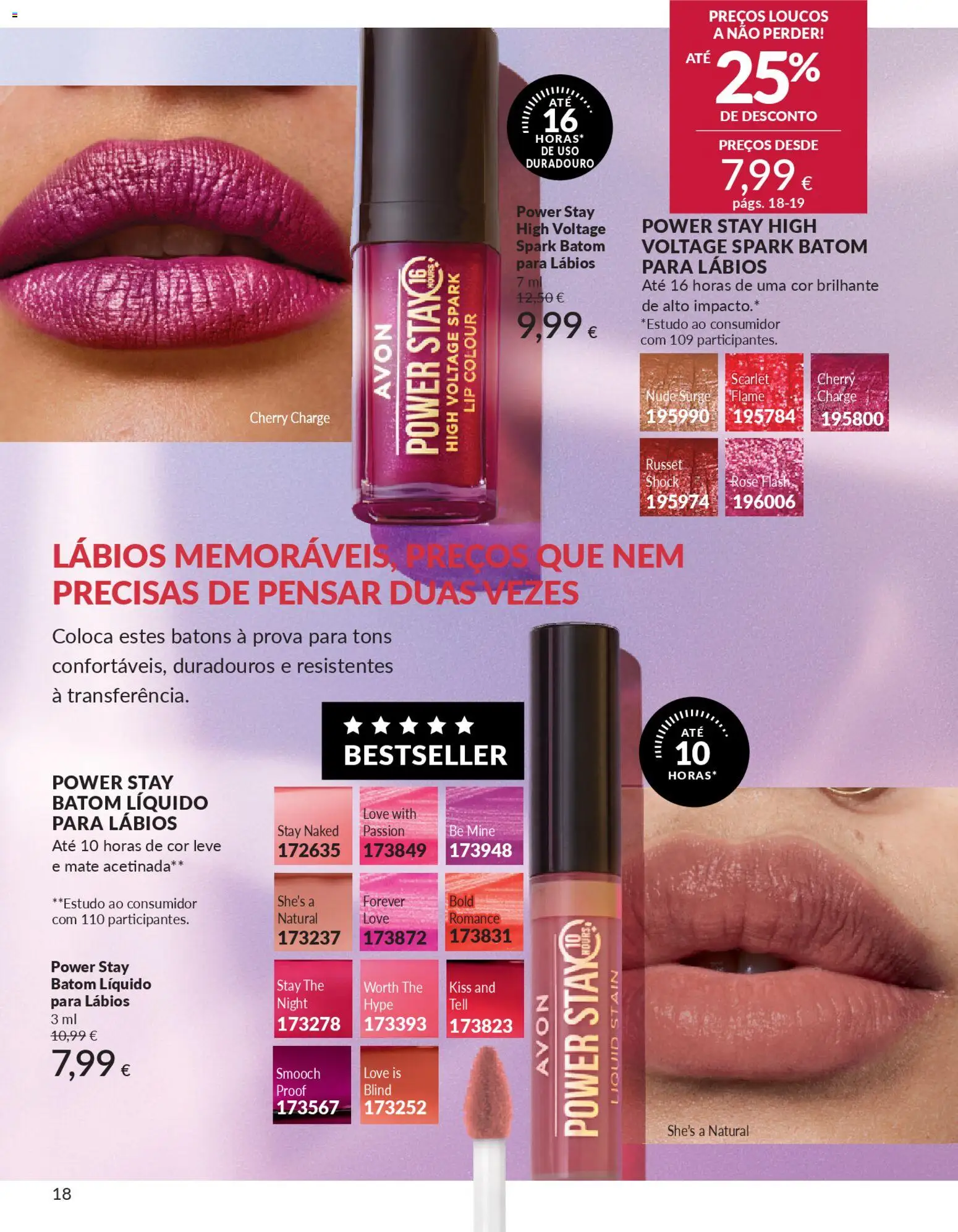 Catálogo Avon Campanha 1 │ válido de 01.01.2026 | Página: 18 | Produtos: Batom