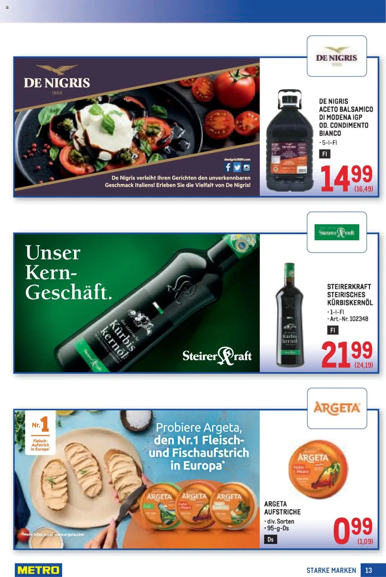 Metro Angebote Starke Marken gültig ab 21.08.2025 | Seite: 13 | Produkte: Kürbis