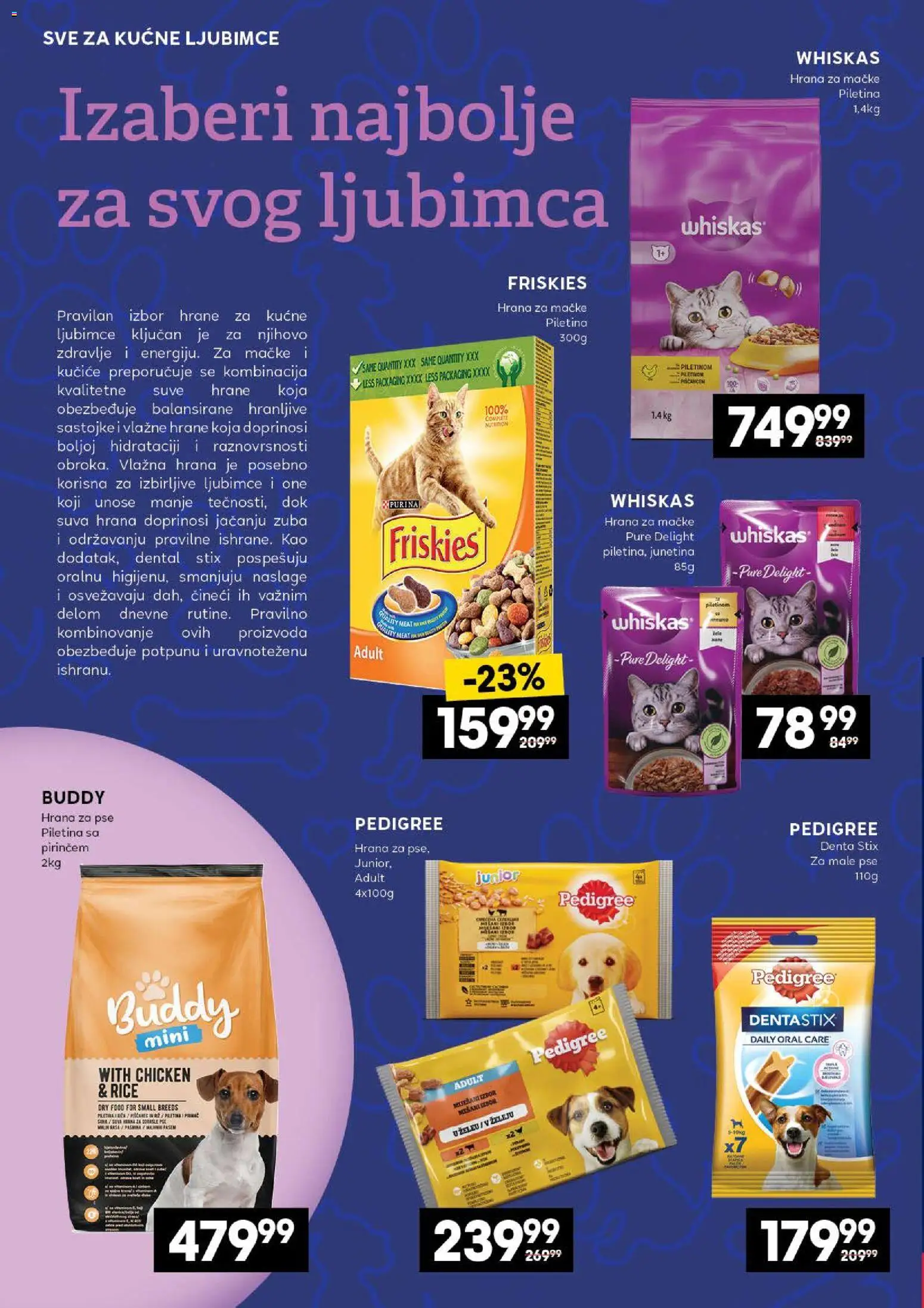 Roda katalog - važi od 27.11.2025 | Strana: 34 | Proizvode: Pedigree, Purina, Hrana za pse, Whiskas