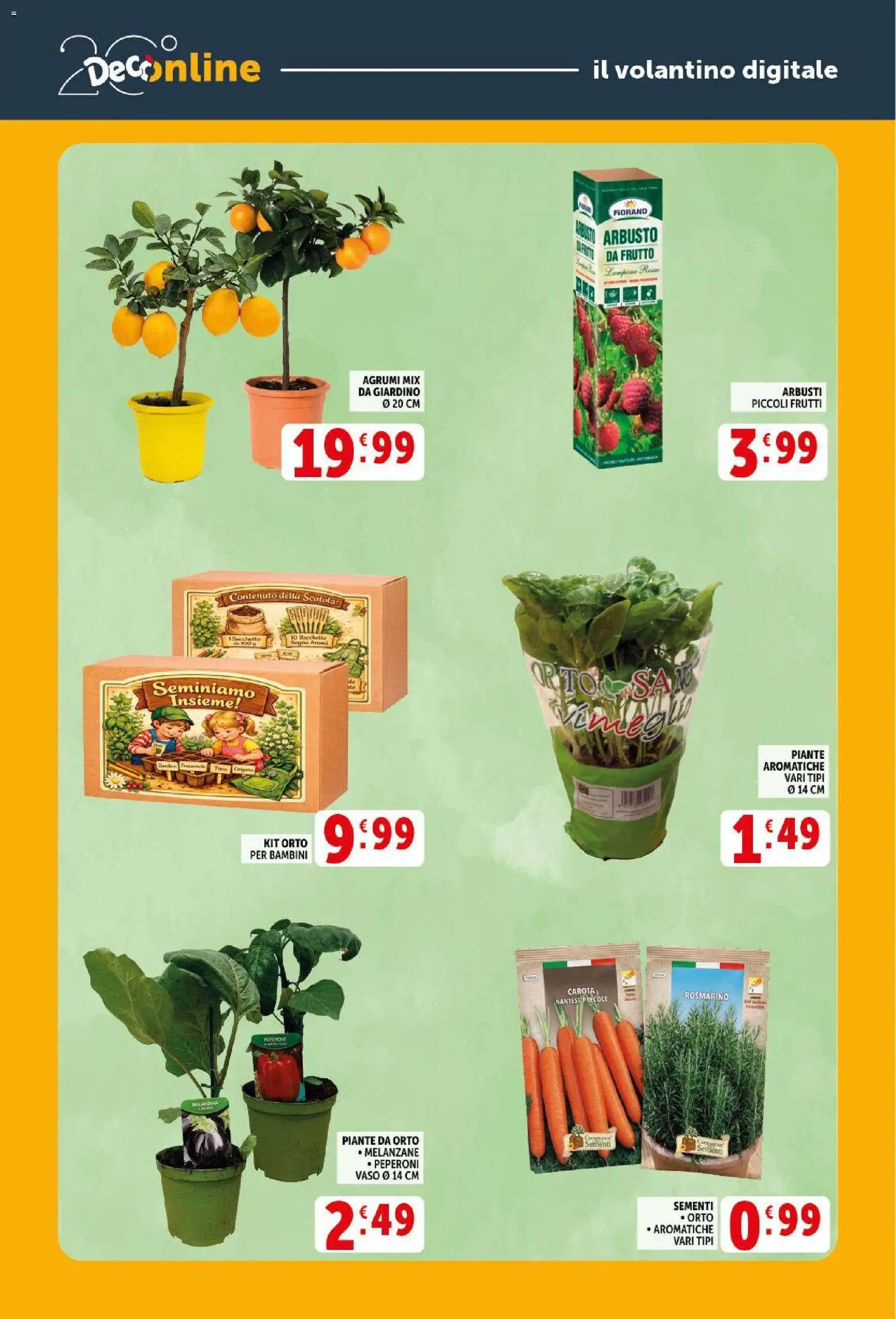 Volantino Decò del 13.04.2026 | Pagina: 37 | Prodotti: Peperoni, Carota, Melanzane, Vaso