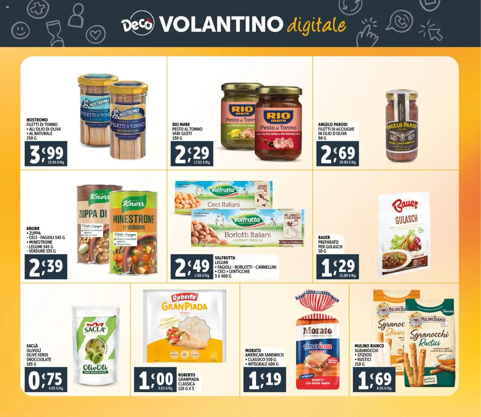 Volantino Decò del 23.02.2026 | Pagina: 27 | Prodotti: Verdure, Olio, Pistacchi, Rustici