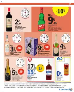 E.Leclerc - Prévisualisation de PASTIS DE MARSEILLE "VIVALIS", 45.00% vol. 1 L. valide à partir de 30.09.2025 | Page: 17