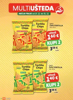 Multiušteda Studenac - Pregled kataloga iz trgovine Studenac, vrijedi od 17.12.2025 | Stranica: 14 | Proizvodi: Čips
