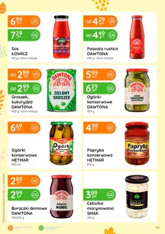 Pogląd oferty "Eurocash gazetka - Oferta Produktowa" - ważna od 05.03.2026 | Strona: 40 | Produkty: Papryka konserwowa, Kukurydza, Papryka, Ogórki