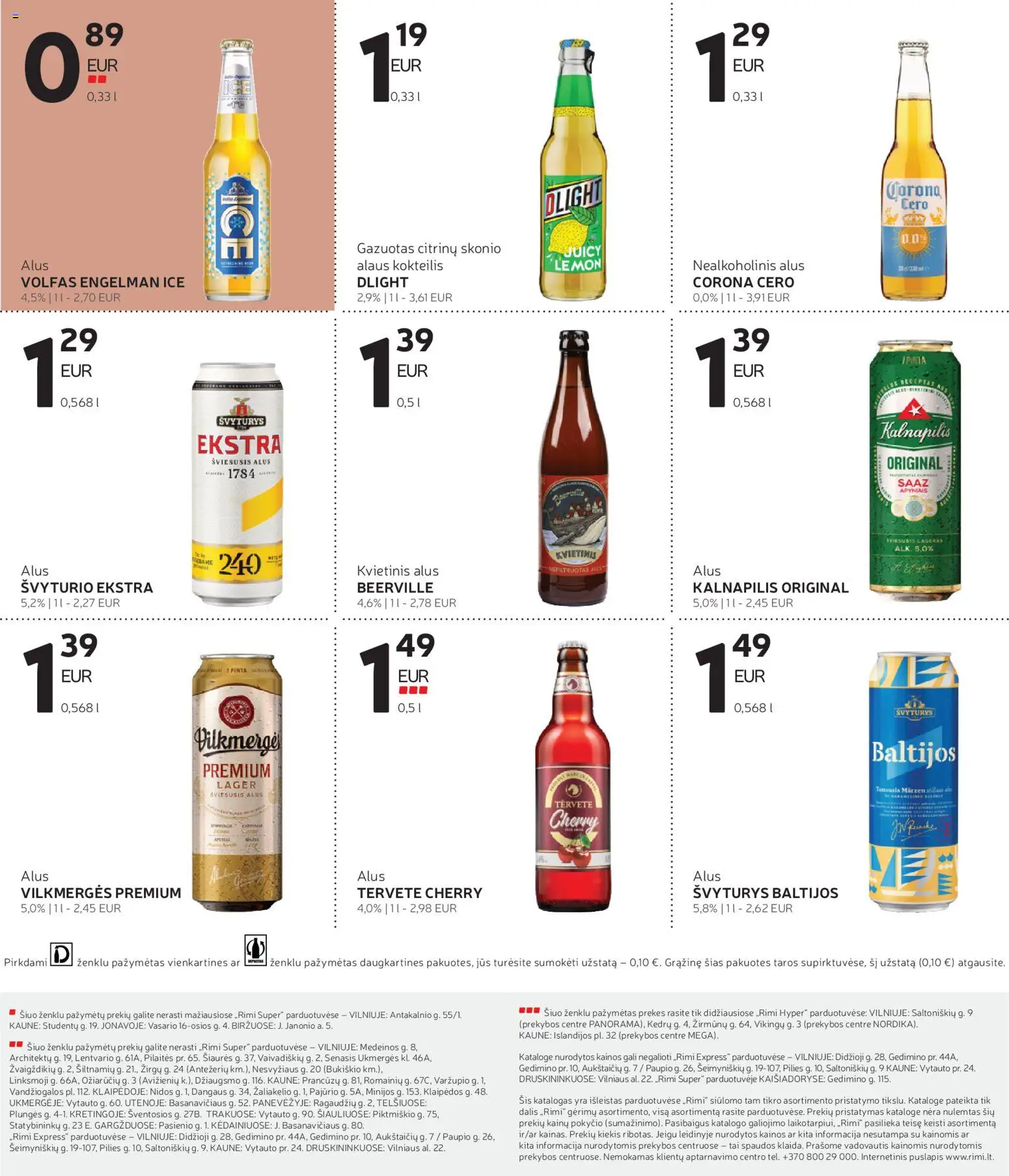 Rimi akcijos nuo 31.03.2026 | Puslapis: 13 | Prekių: Nealkoholinis alus, Alus