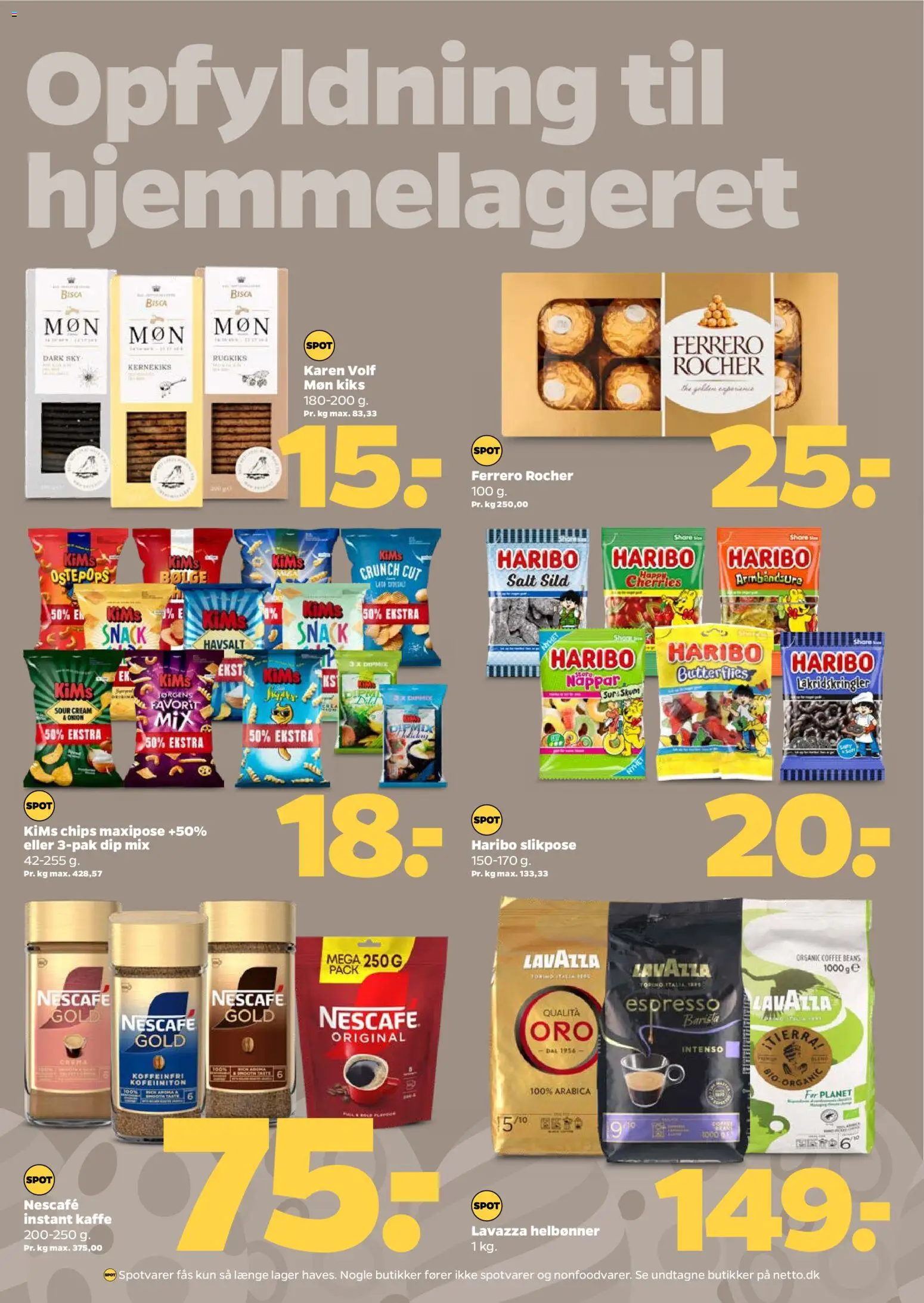 Netto tilbudsavis – gyldig fra 28.03.2026 | Side: 23 | Produkter: Kaffe, Chips, Salt, Instant Kaffe