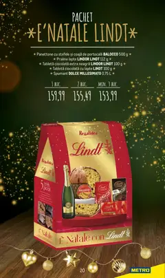 Ofertele Metro valabile de la 24.11.2025 | Pagină: 20 | Produse: Tabletă, Praline, Ciocolată, Stafide