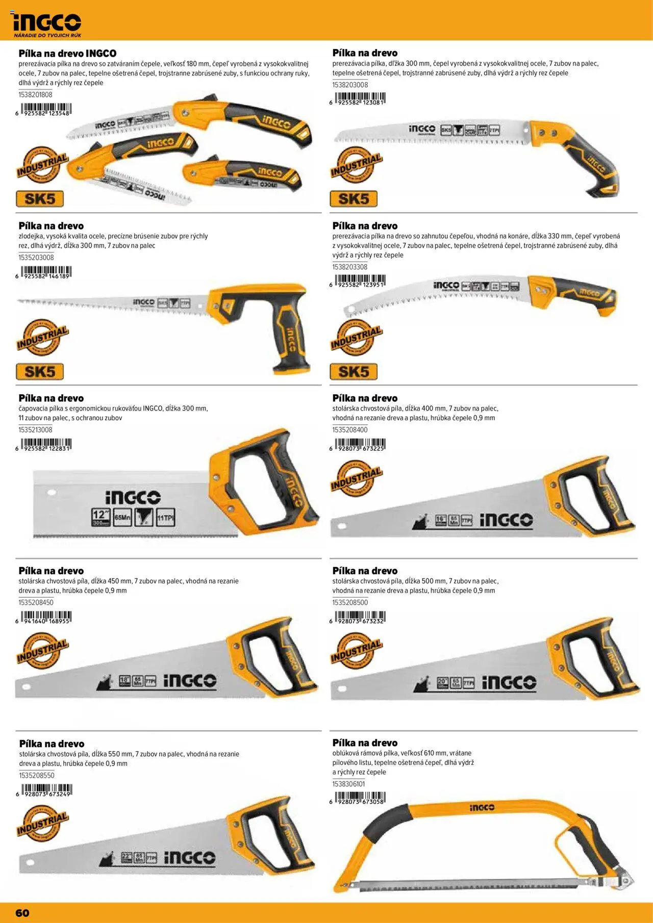 Nové Kinekus akcie – leták je platný od 28.04.2025 | Strana: 60 | Produkty: Náradie