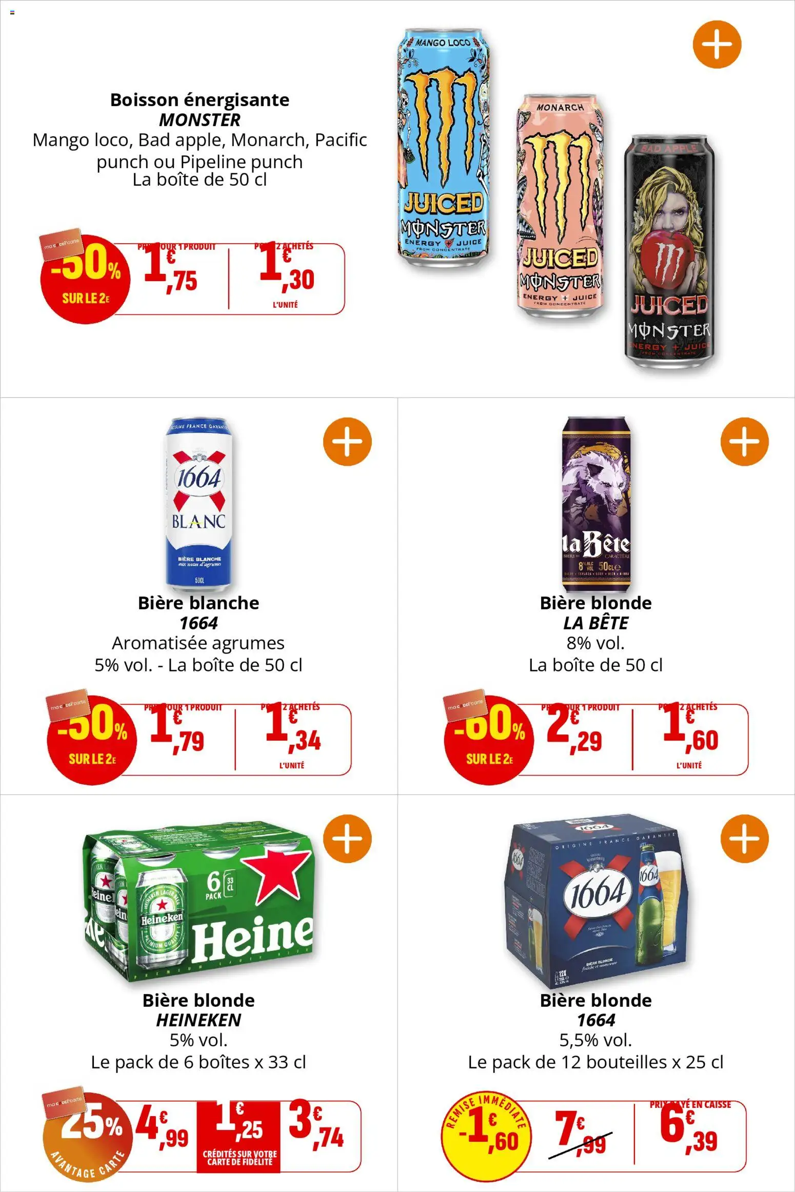 {H1} | Page: 33 | Produits: Bière blonde Heineken, Boisson énergisante, Bière, Heineken