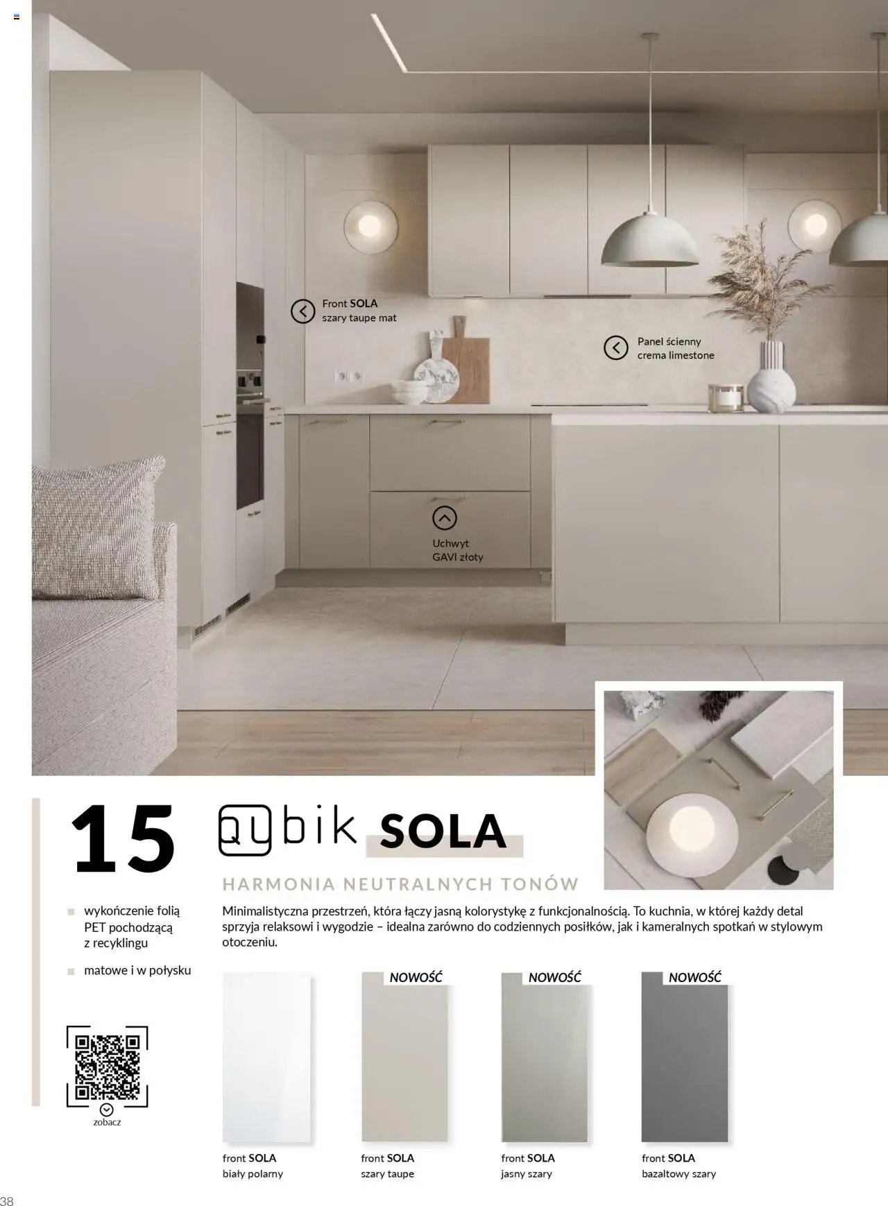 Salony Agata Gazetka - Kuchnie Qubik od 21.03.2025 | Strona: 38