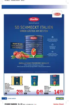 Metro Starke Marken ab 30.10.2025 gültig | Seite: 12 | Produkte: Uhr, Tomaten