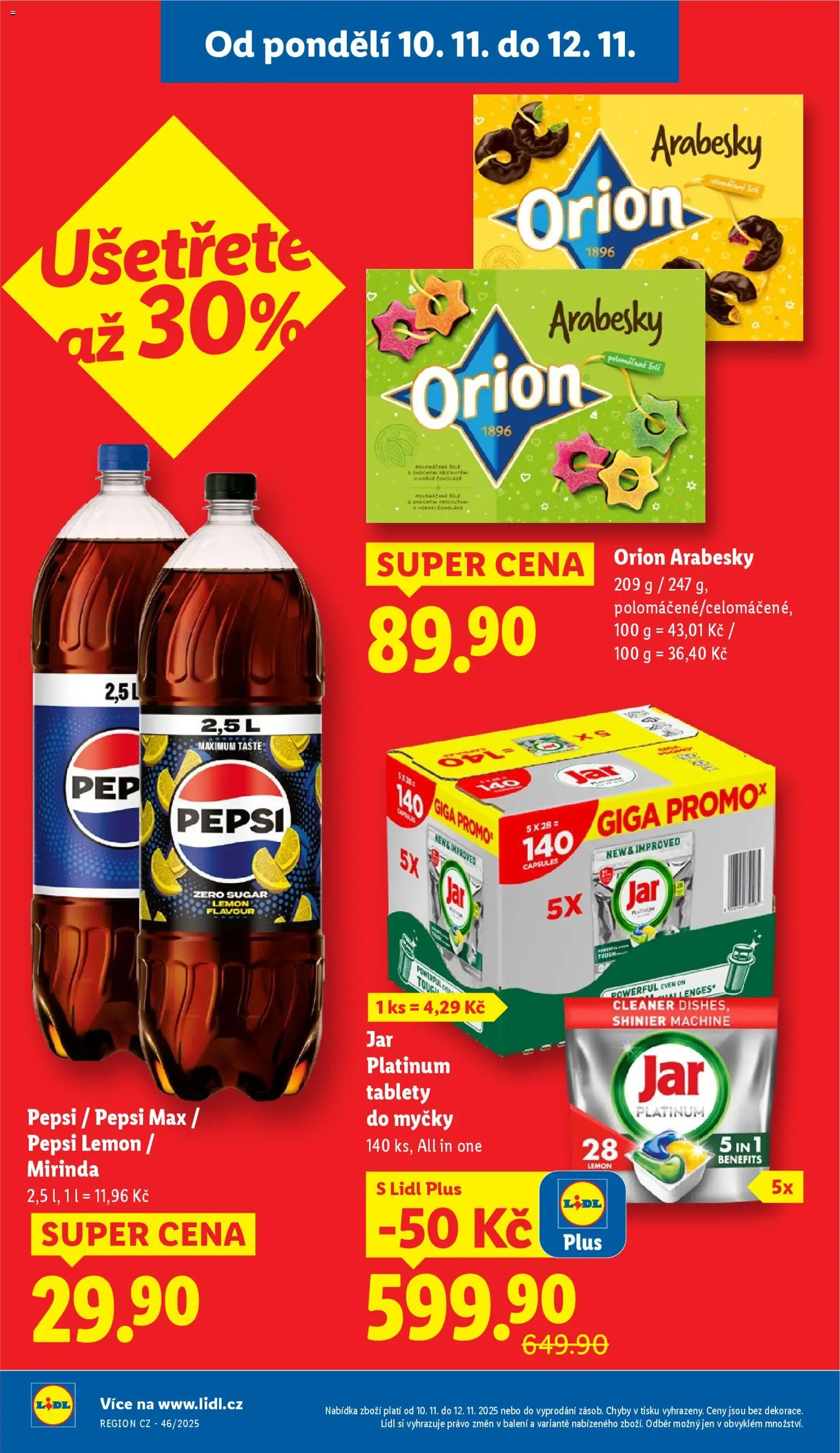 Lidl leták od 10.11.2025 | Strana: 2 | Produkty: Pepsi, Zelí, Pepsi Max, Jar