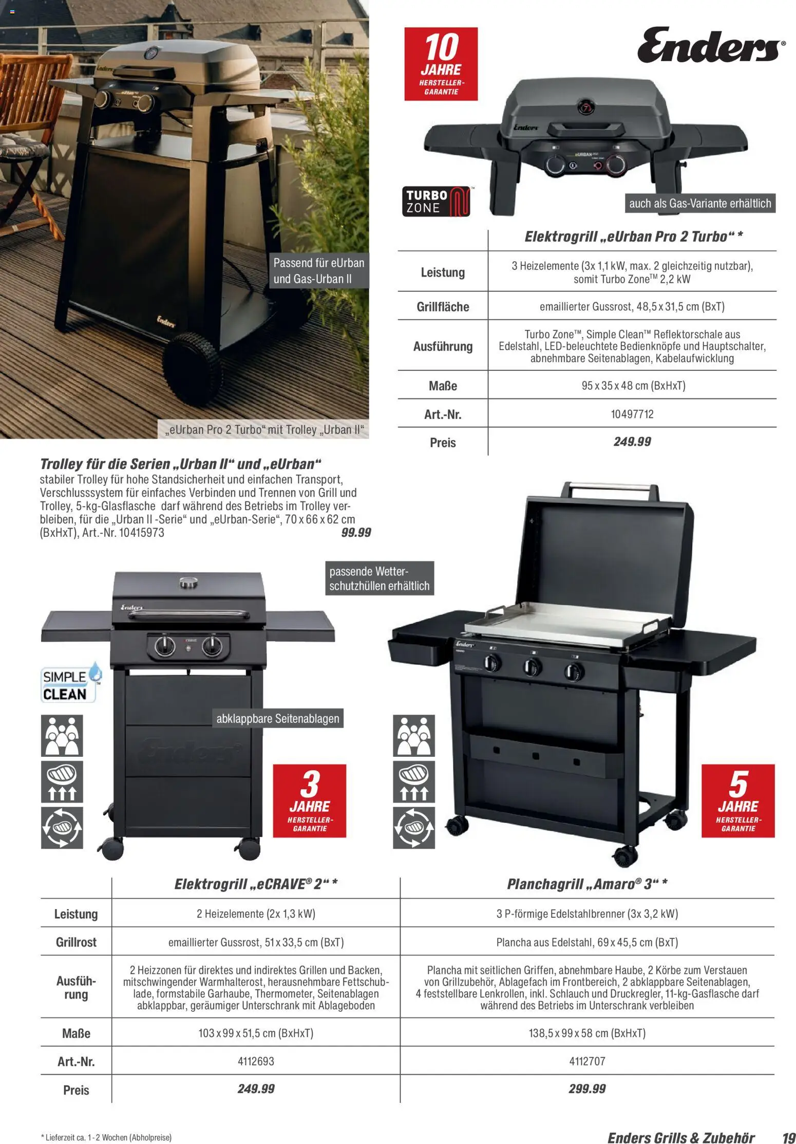 Toom Baumarkt  Grills & Zubehör 2026 – gültig ab 14.02.2026 | Seite: 19 | Produkte: Grill, Unterschrank