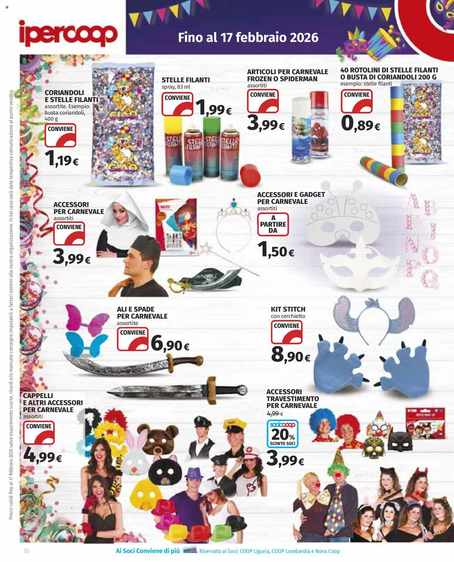 Volantino Ipercoop del 29.01.2026 | Pagina: 30 | Prodotti: Data