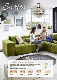 Náhled letáku Sconto nábytek katalog - Sedací soupravy od 01.01.2026 | Strana: 32 | Produkty: Sedací souprava, Taburet