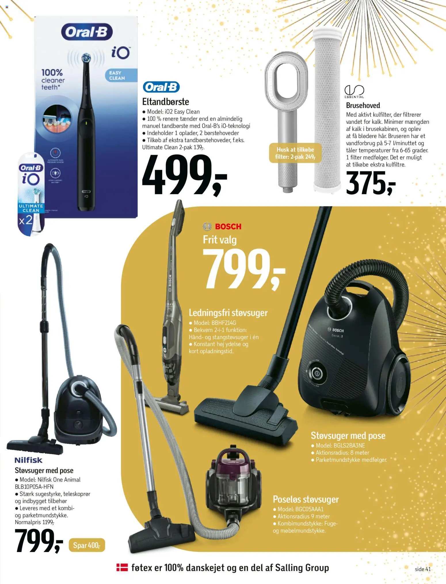 Føtex tilbudsavis – gyldig fra 27.12.2025 | Side: 49 | Produkter: Tandbørste, Eltandbørste, Støvsuger
