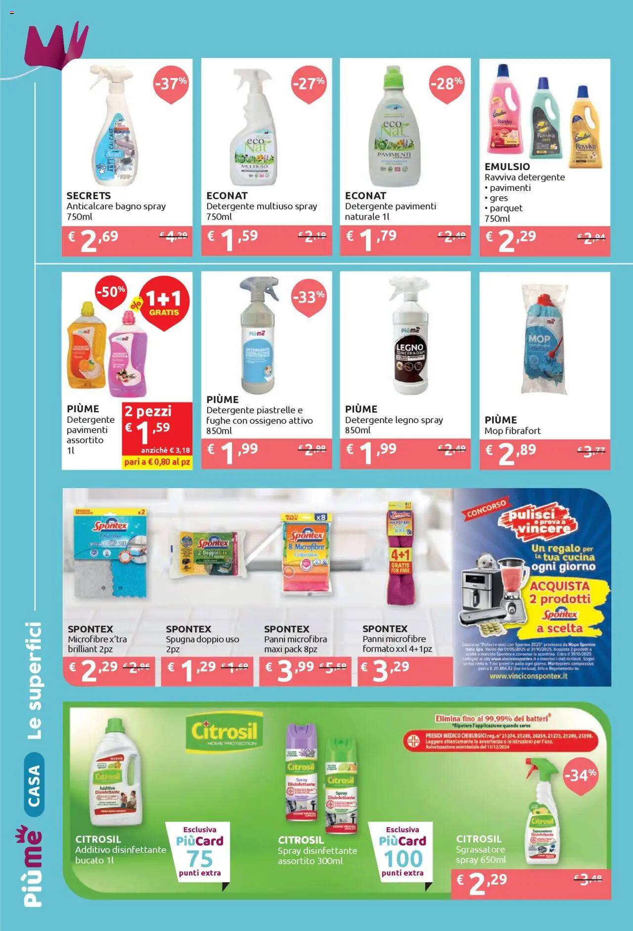 Volantino IperSoap del 15.09.2025 | Pagina: 6 | Prodotti: Spugna, Spray disinfettante, Sgrassatore, Piastrelle